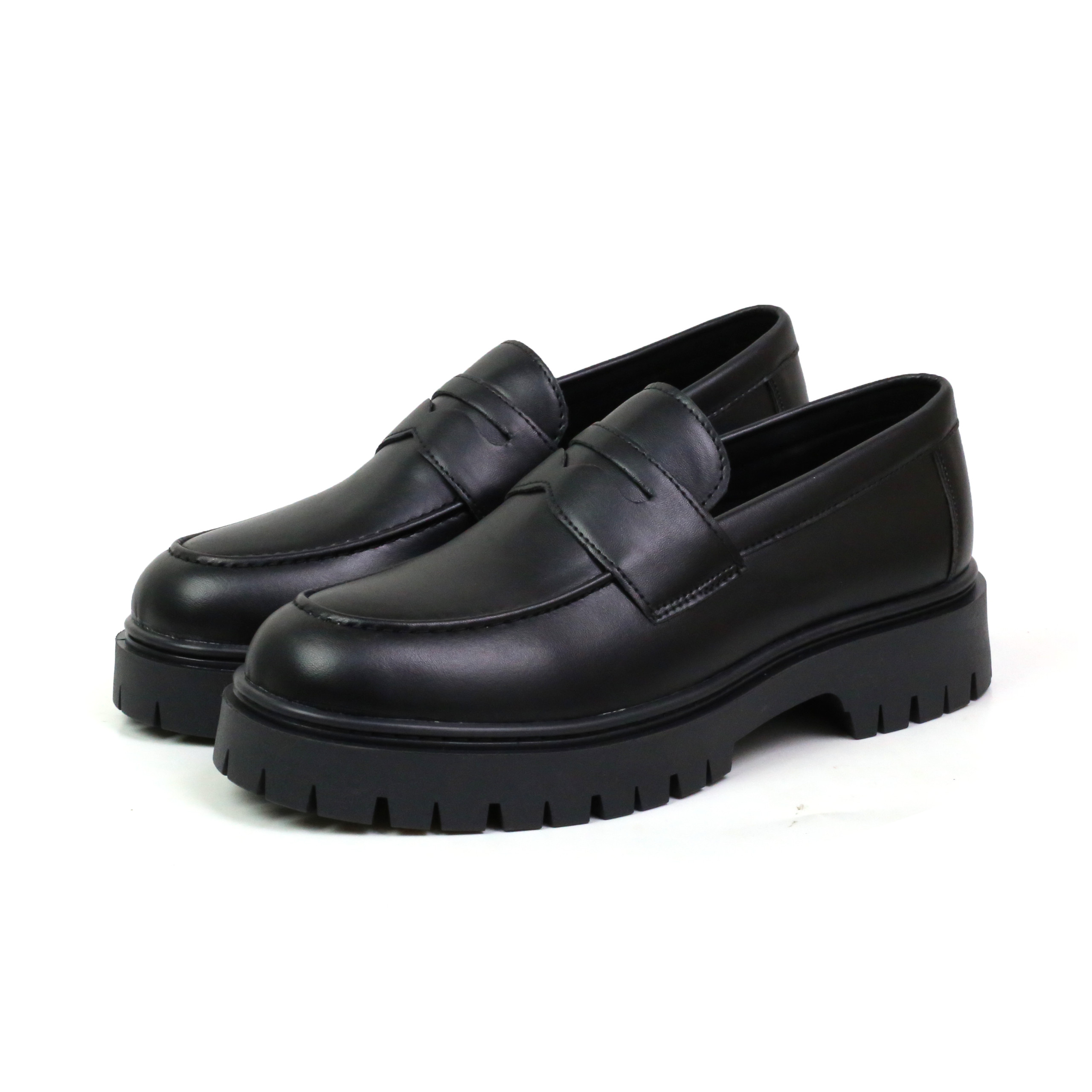 Mô tả Giày da chunky loafer công sở thời trang INICHI G1229 da lì đế chunky thời trang - 3