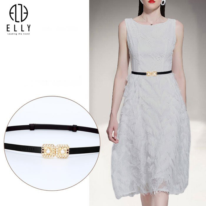 Mô tả Dây lưng nữ cao cấp da thật ELLY – ED39 - 2