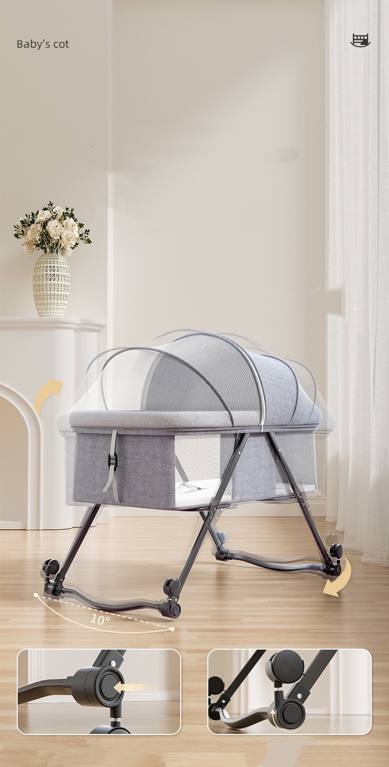 Đặc điểm nổi bật của nôi sơ sinh gấp gọn B136