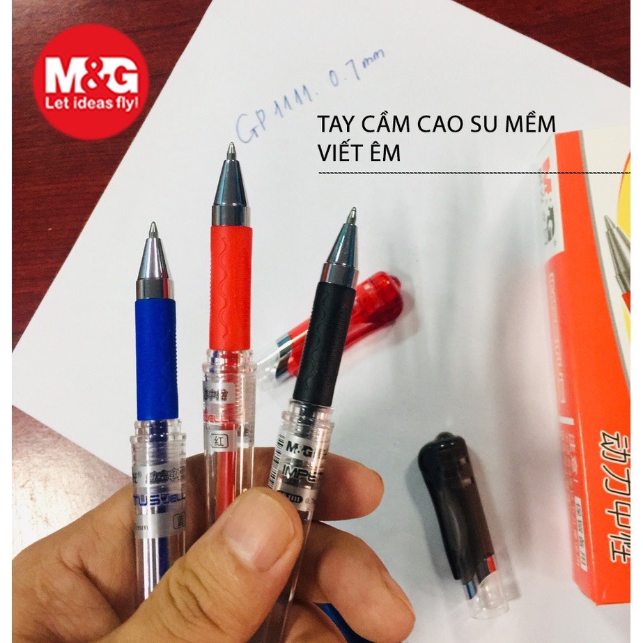 Mô tả Bút gel M&G ngòi 0,7mm luyện viết chữ Trung,Nhật,Hàn - 1