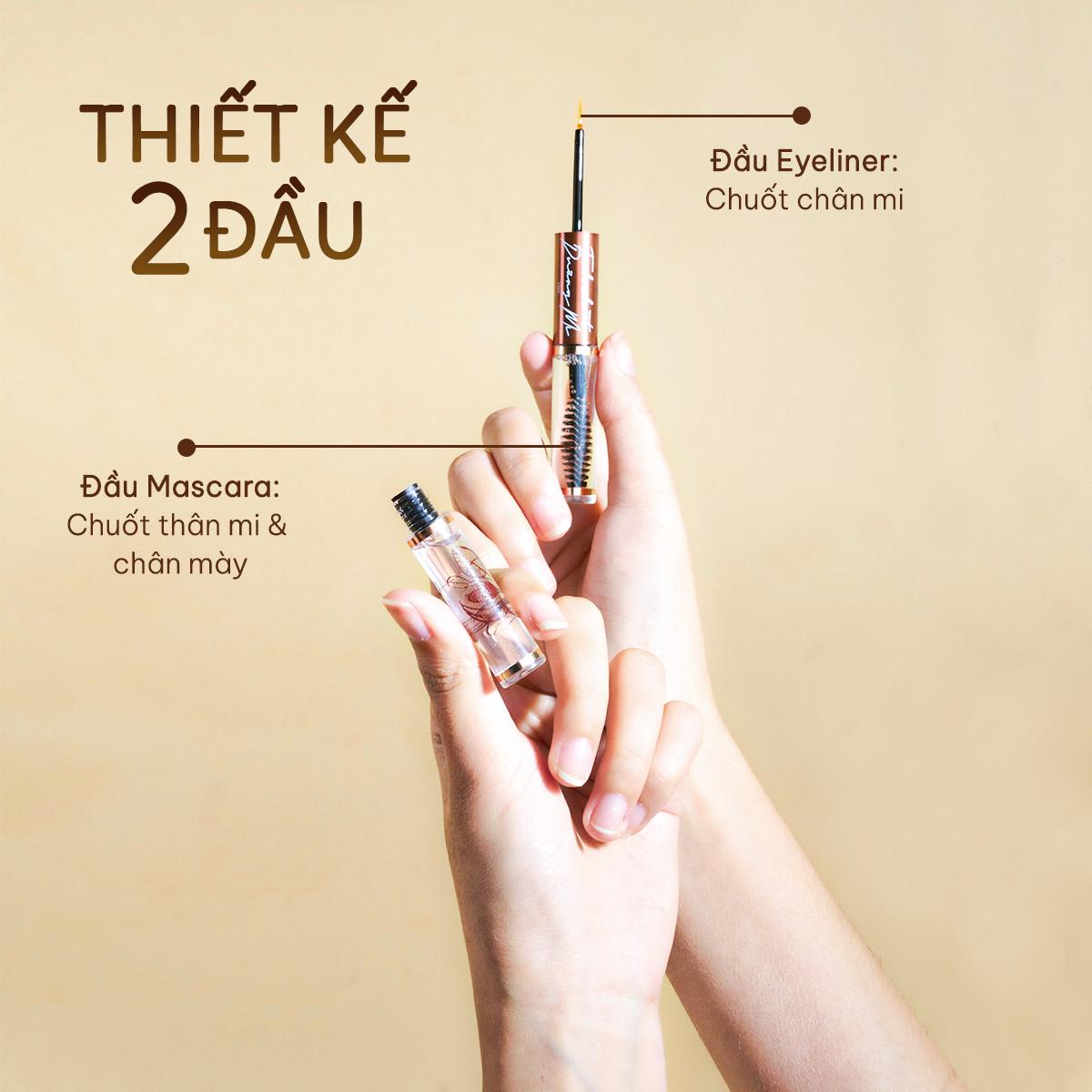 Mô tả Tinh chất dưỡng mi dài khỏe chỉ sau 2 TUẦN 5ml/10ml MACALAND từ Mầm Đậu Xanh, Dầu Mắc Ca, Cỏ Ba Lá Đỏ - 3