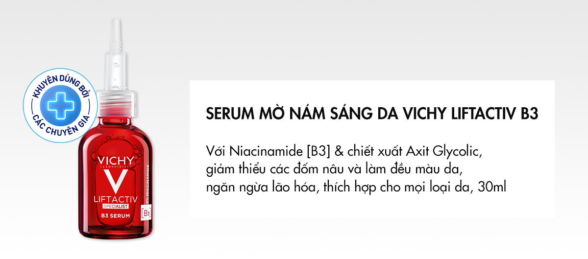 Mô tả Tinh chất giúp cải thiện & ngăn ngừa thâm nám đốm nâu Vichy Liftactiv B3 dark spots 30ml - 2