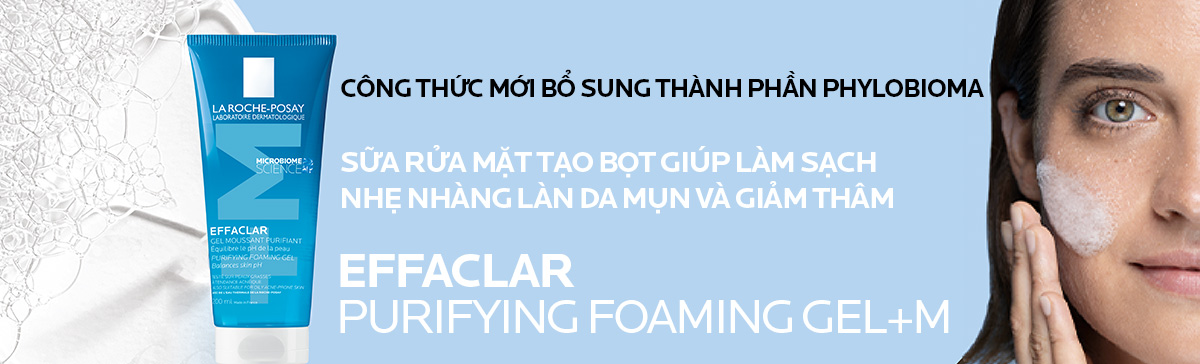 Mô tả Gel rửa mặt tạo bọt giúp làm sạch sâu cho da dầu mụn La Roche-Posay Effaclar Foaming Gel +M 200ml - 2
