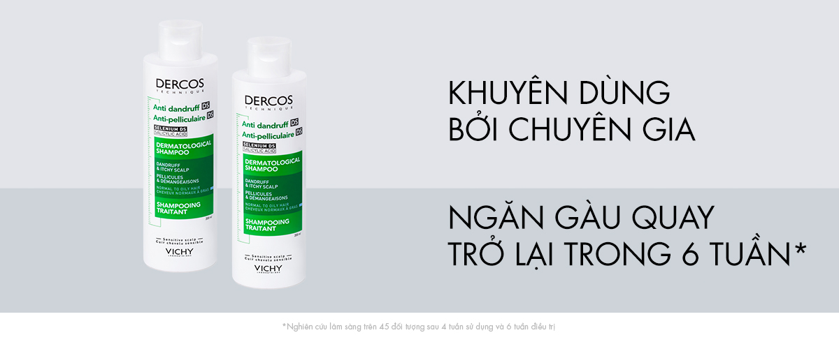 Mô tả Dầu gội sạch gàu cho da đầu dầu, ngứa Vichy Dercos Anti Dandruff 200ml - 2
