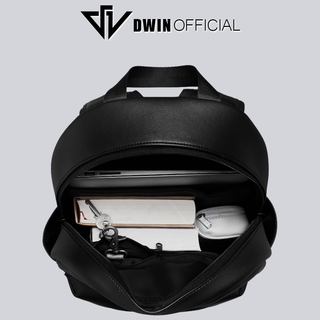 Mô tả Balo da nam nữ thêu logo Dwin cặp đi học thời trang hàn quốc basic Racer - 8