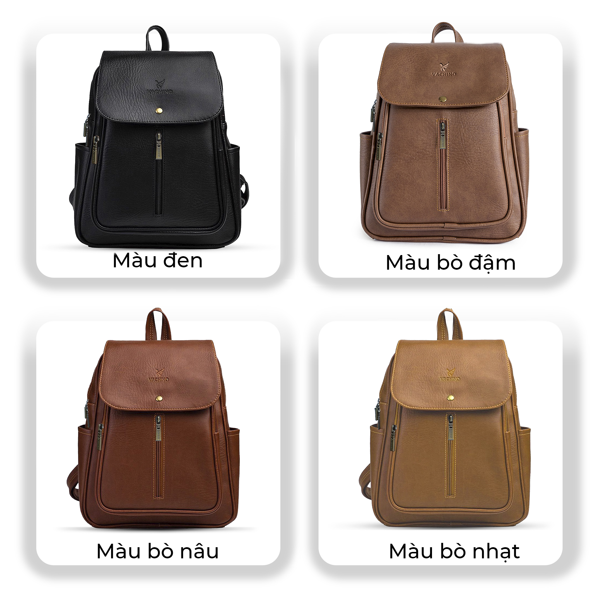 Mô tả Balo da nữ công sở cở lớn VACHINO BG001 - 3