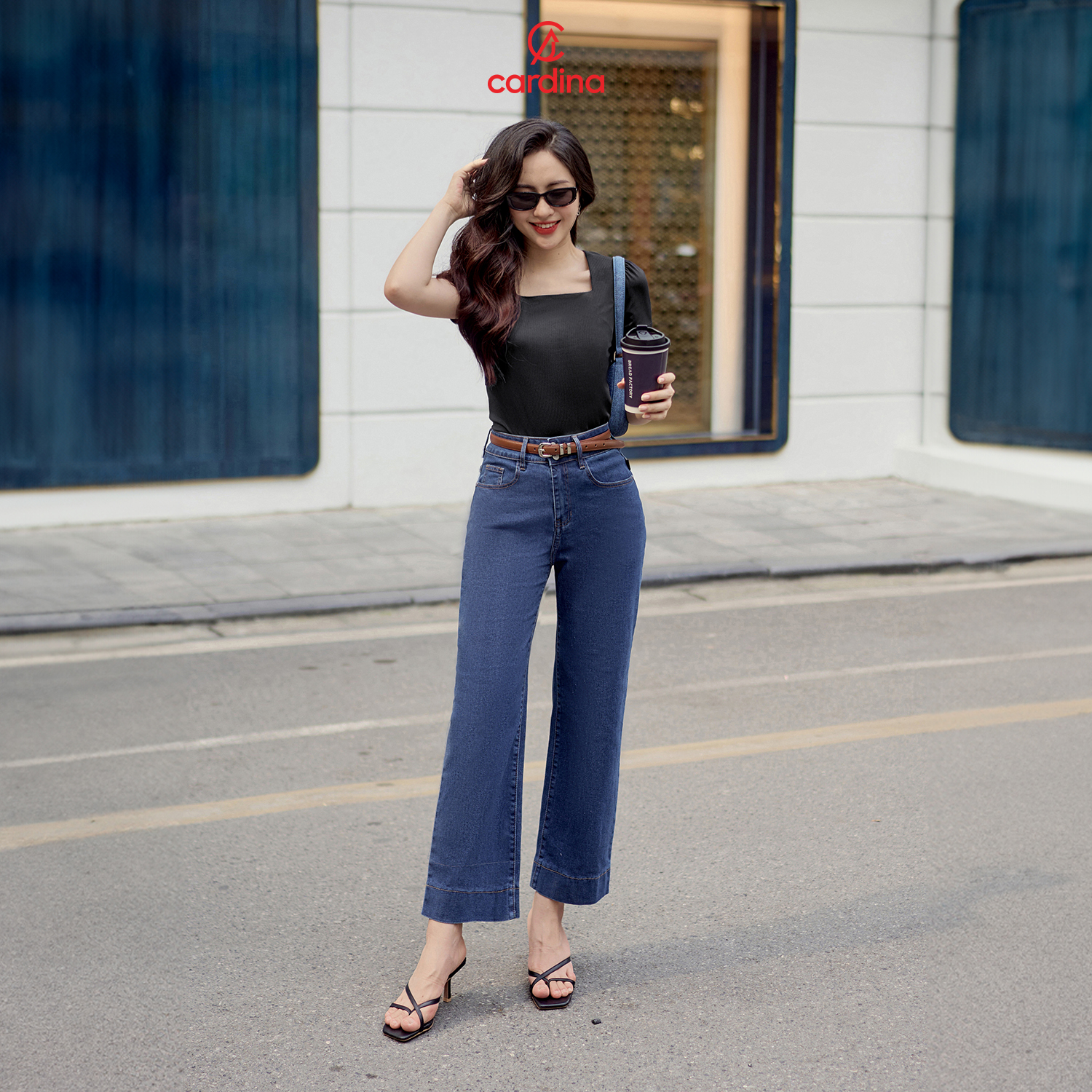 Mô tả Áo thun nữ CARDINA chất liệu tăm lạnh cổ vuông tay bồng kiểu dáng nhẹ nhàng hiện đại trẻ trung 4AFC12 5AFC12 - 4