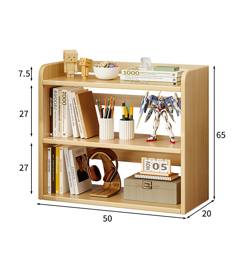 Mô tả Kệ sách để bàn gỗ mdf phủ melamin chống xước thương hiệu IGA - GA37 - 10