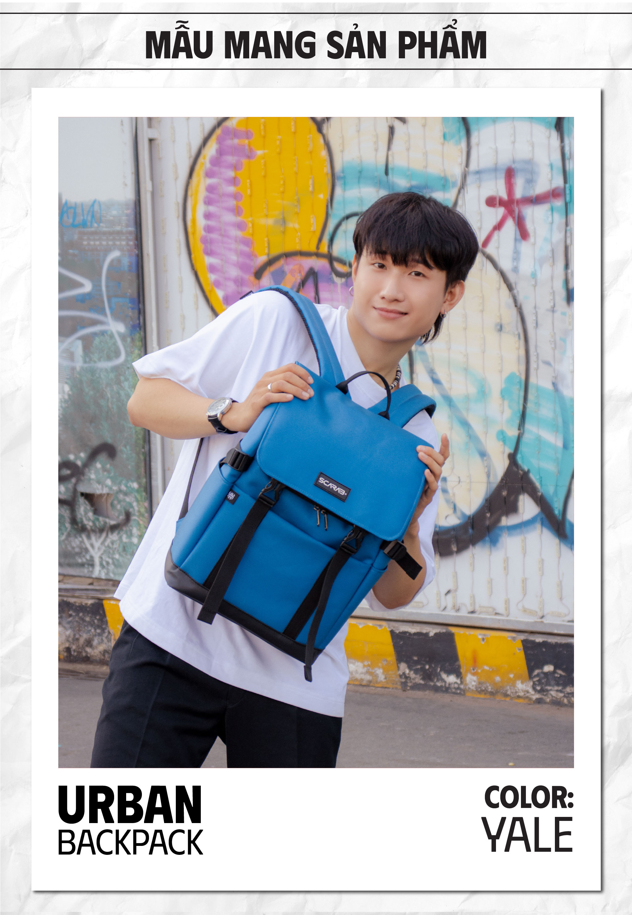 Mô tả Balo Scarab Urban Fabric Backpack - Ba lô Nam Nữ, Chống Thấm Tốt - 6