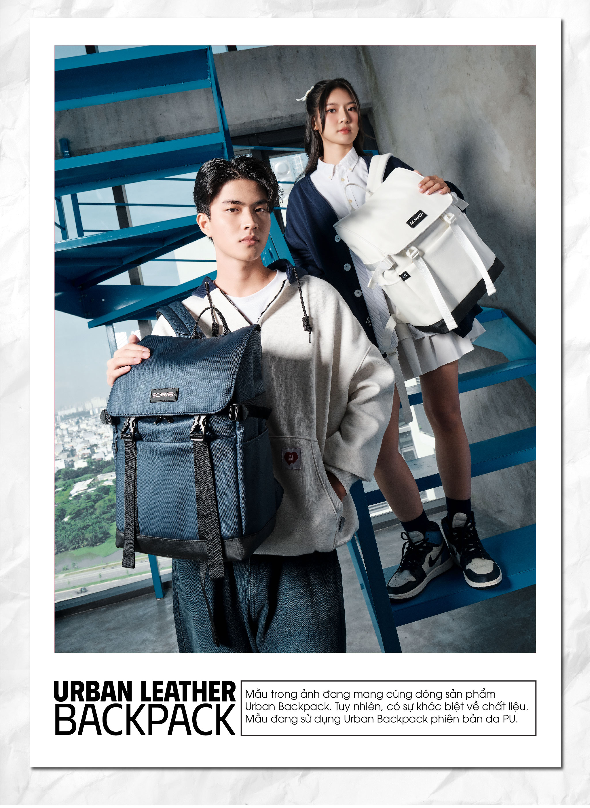 Mô tả Balo Scarab Urban Fabric Backpack - Ba lô Nam Nữ, Chống Thấm Tốt - 9