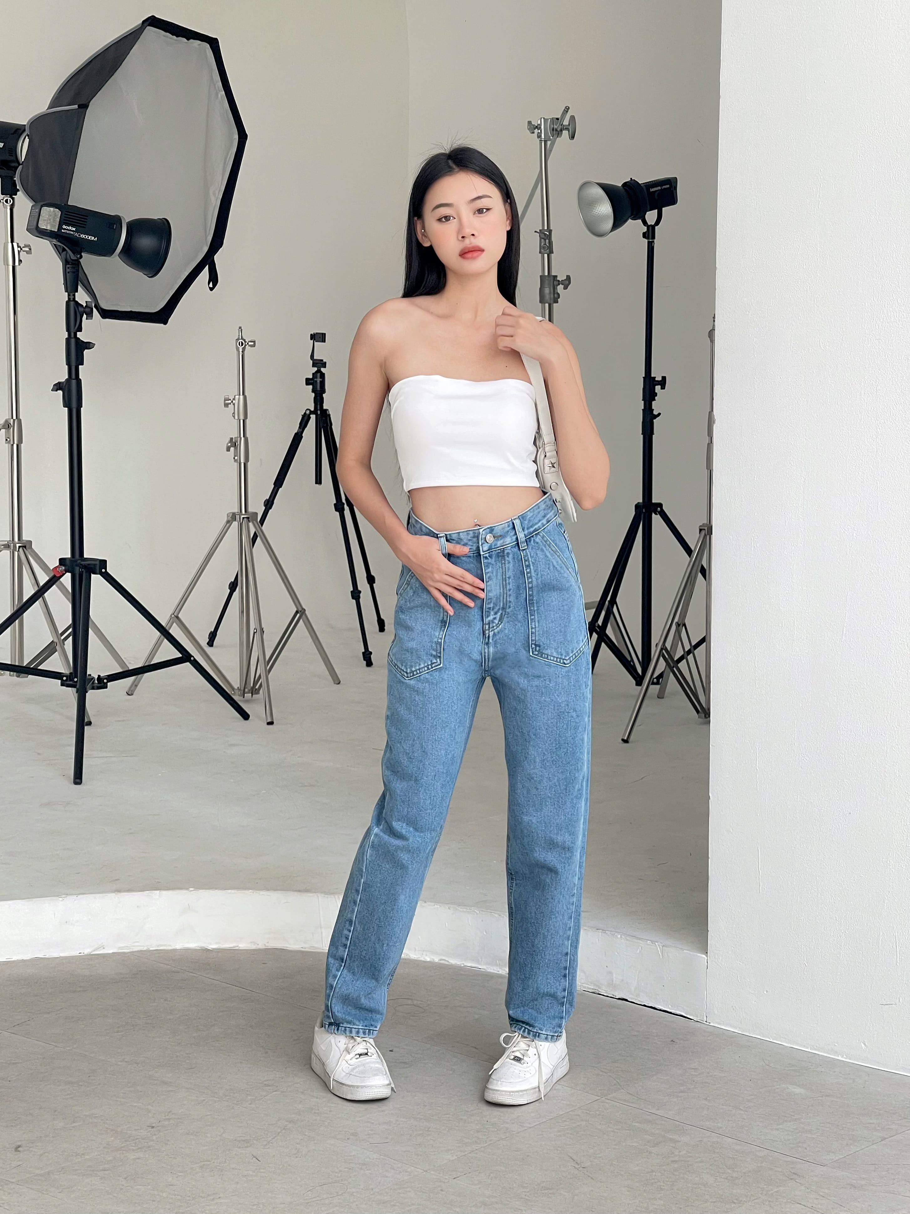 Phối đồ với quần jean baggy VMSTYLE