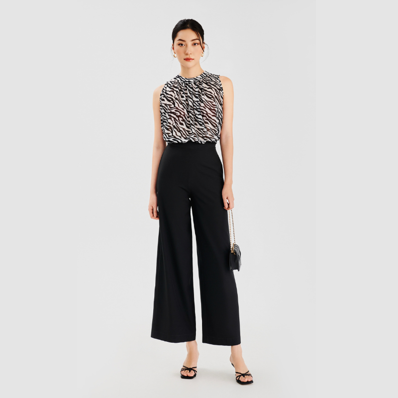 Mô tả Quần nữ MARC FASHION ống suông lưng cao dây kéo sau CBMH049721 - 6