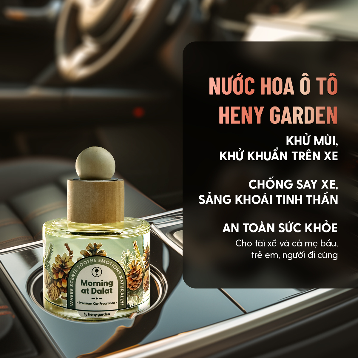 Thành phần Nước Hoa Ô Tô HENY GARDEN