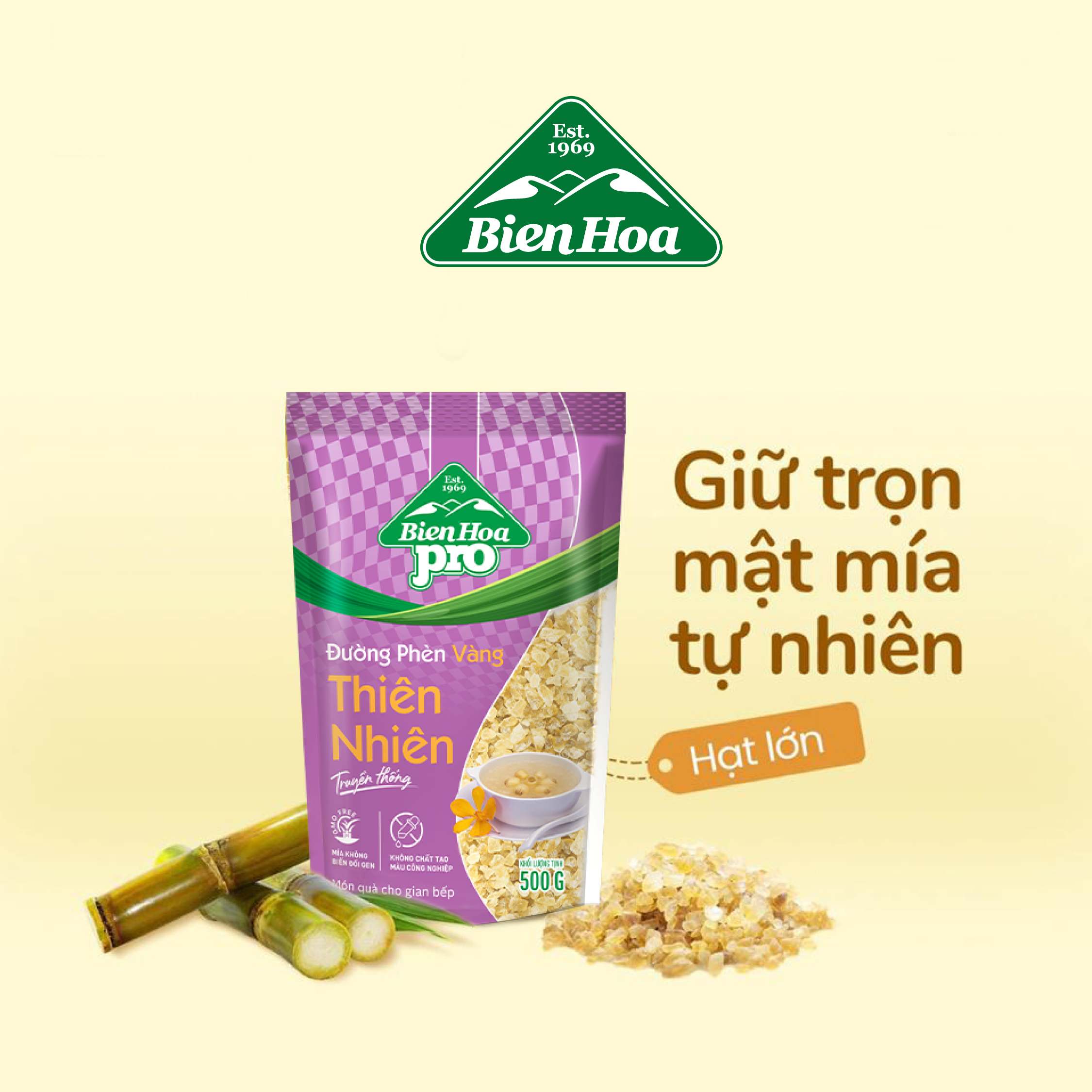 Mô tả Đường Phèn Vàng Thiên Nhiên 500gram/túi - 2