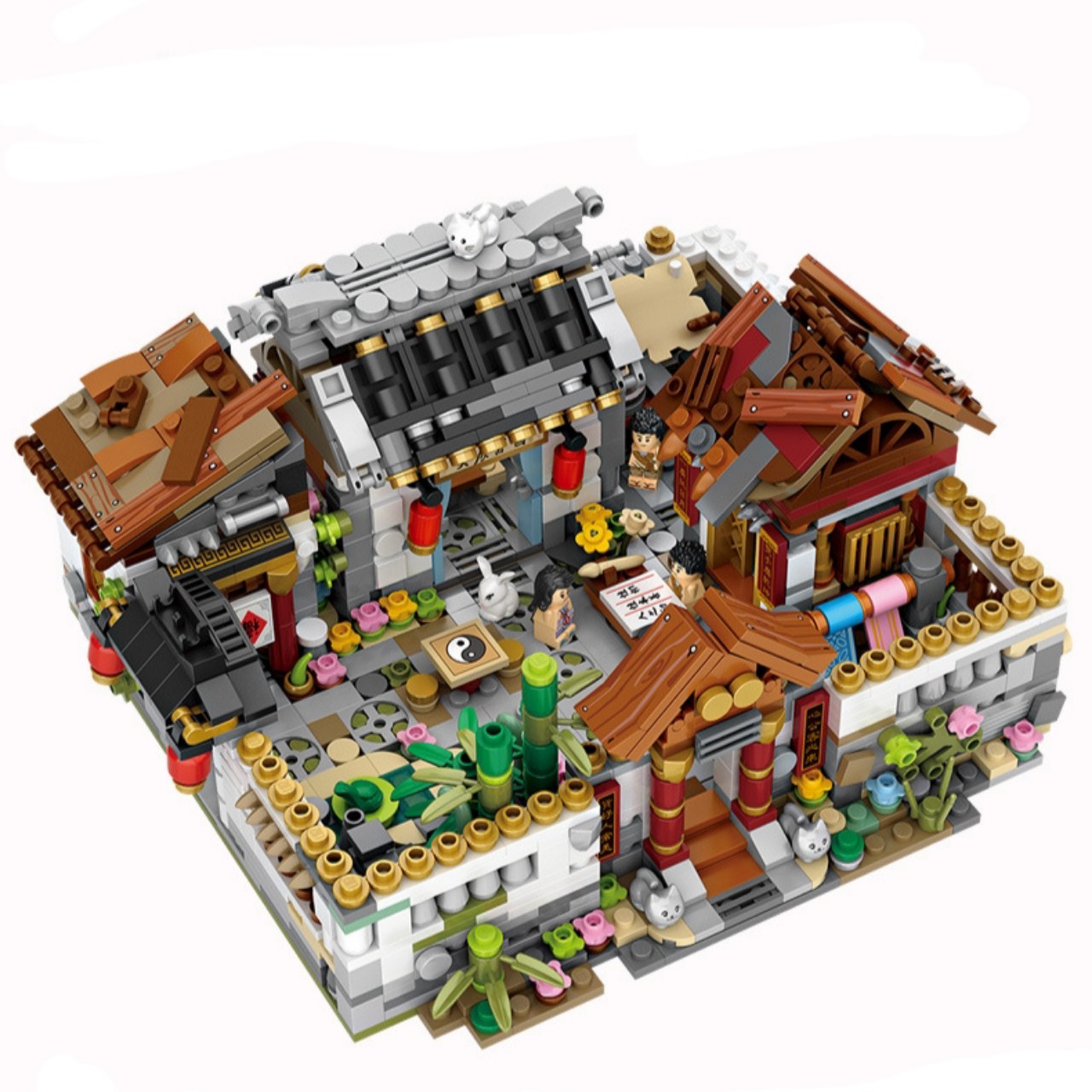 Bộ lắp ráp building block LOZ mini mô hình cửa hàng đường phố Cửa hàng ...