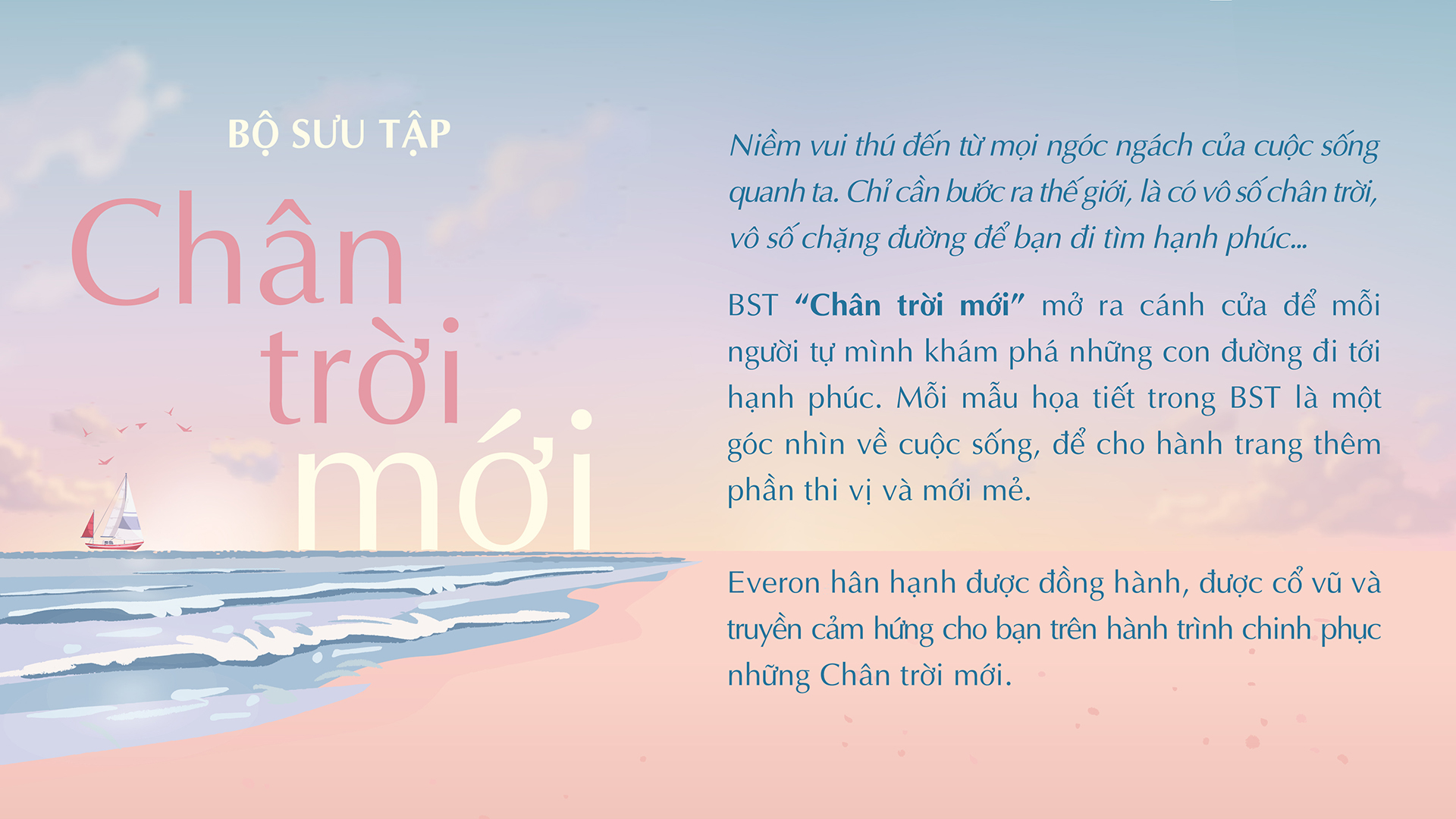 Mô tả Bộ chăn ga gối EVERON EPM25013 Con Đường Mới, chất liệu Modal (BST Chân Trời Mới) - 1