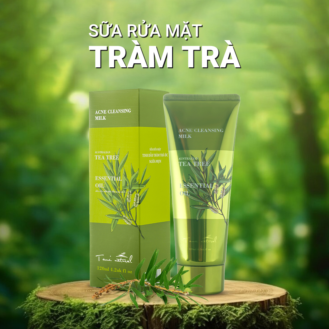 Mô tả Sữa Rửa Mặt Dưỡng Da Tinh Chất Tràm Trà Giảm Mụn Tami Natural 120ml - 4