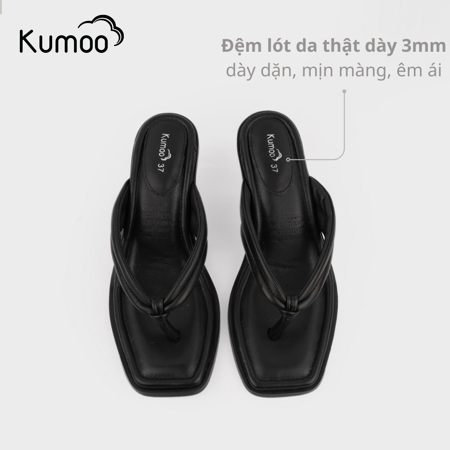 Dép Xỏ Ngón Nữ KUMOO XN-KUMOO-001-A - Phối cảnh
