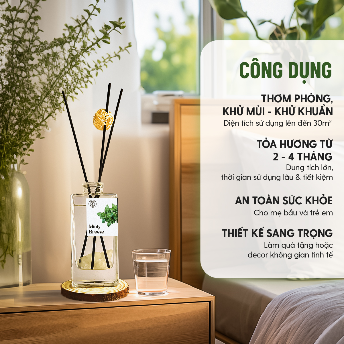 Bộ khuếch tán tinh dầu Heny Garden