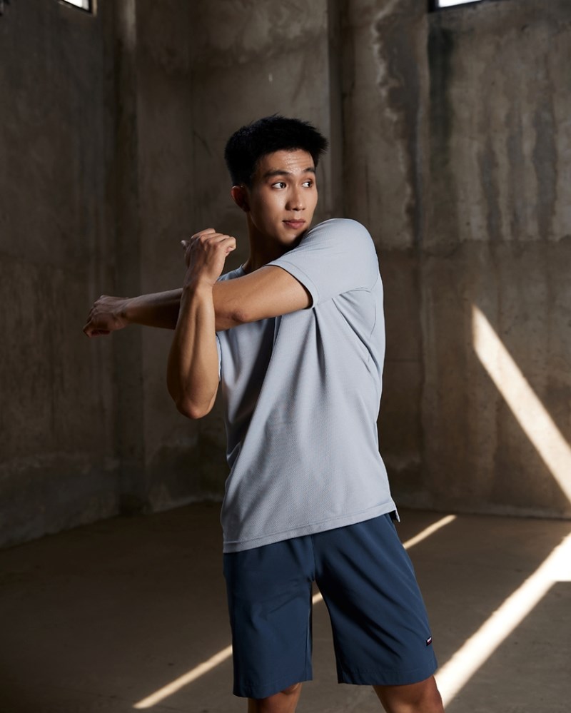 Mô tả Áo thể thao nam basic thấm hút nhanh khô thích hợp chạy bộ, tập gym, chơi thể thao Y2010 Beginner 01 23135 |YaMe| - 6