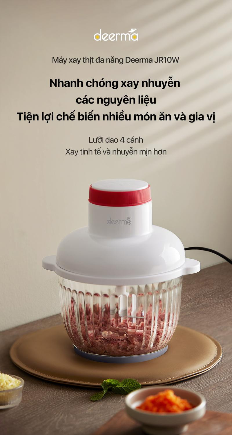 Máy xay thịt Deerma JR10W
