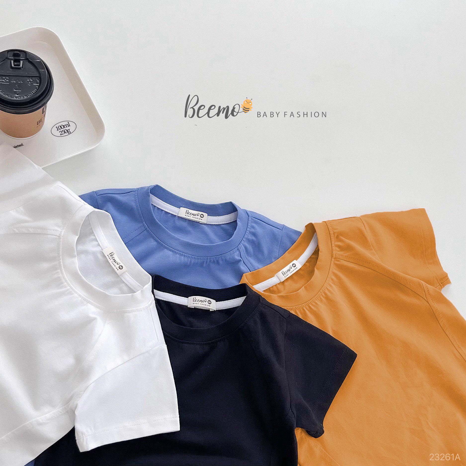 Mô tả Áo phông gân nổi cho bé Beemo,Chất liệu cotton mềm mại, co giãn và thấm hút mồ hôi B331 - 1