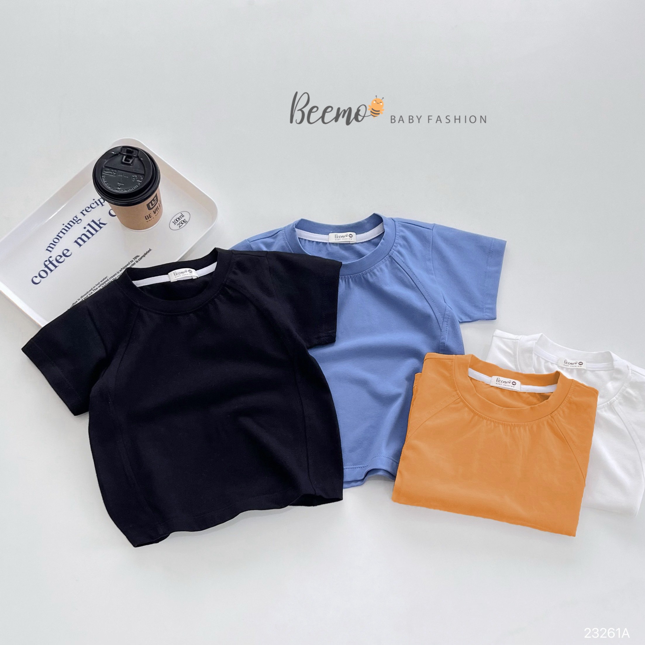 Mô tả Áo phông gân nổi cho bé Beemo,Chất liệu cotton mềm mại, co giãn và thấm hút mồ hôi B331 - 2