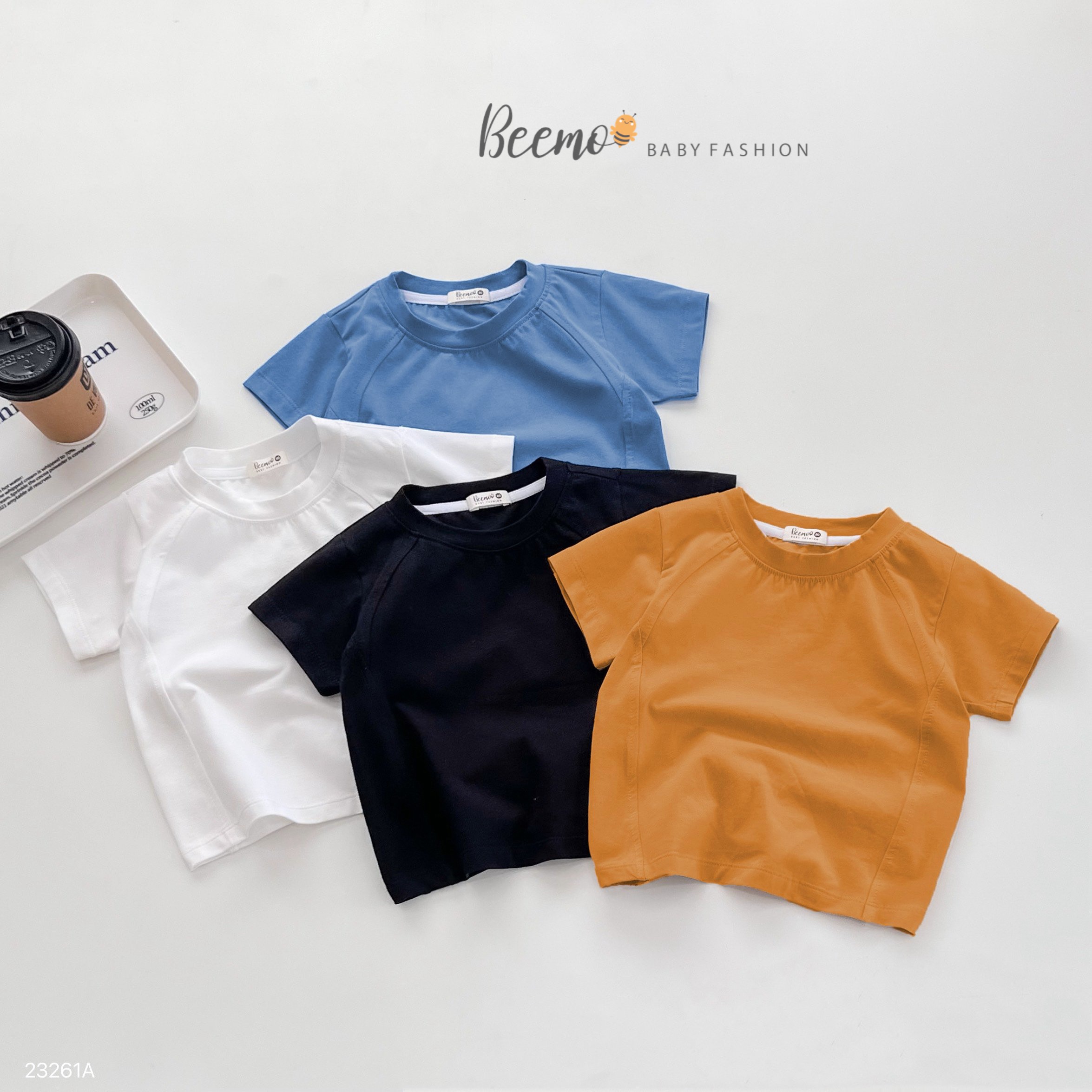 Mô tả Áo phông gân nổi cho bé Beemo,Chất liệu cotton mềm mại, co giãn và thấm hút mồ hôi B331 - 3