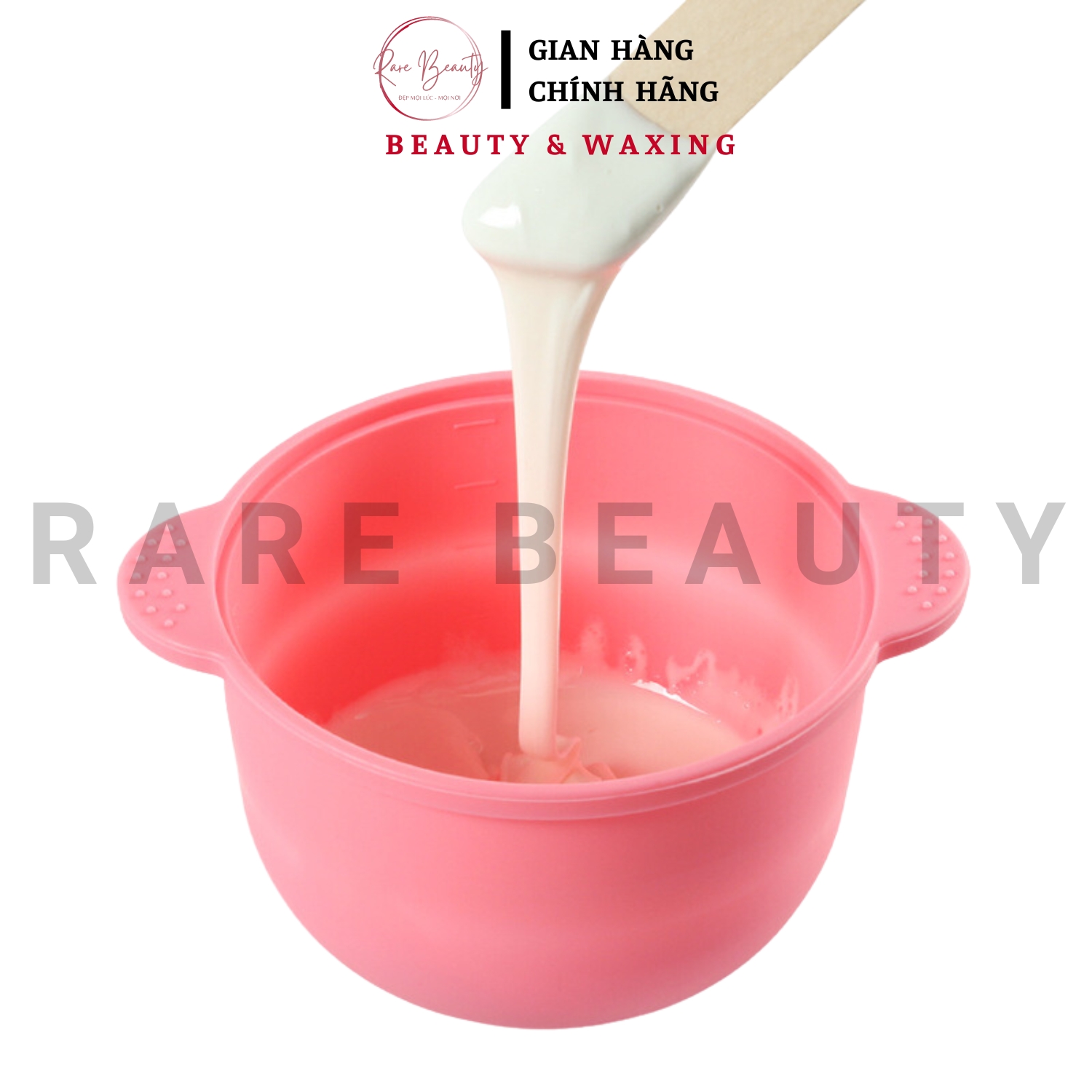 100G Sáp Wax Lông Dừa Hồng RARE BEAUTY Siêu Bám Lông Chất Sáp Cực Dẻo ...