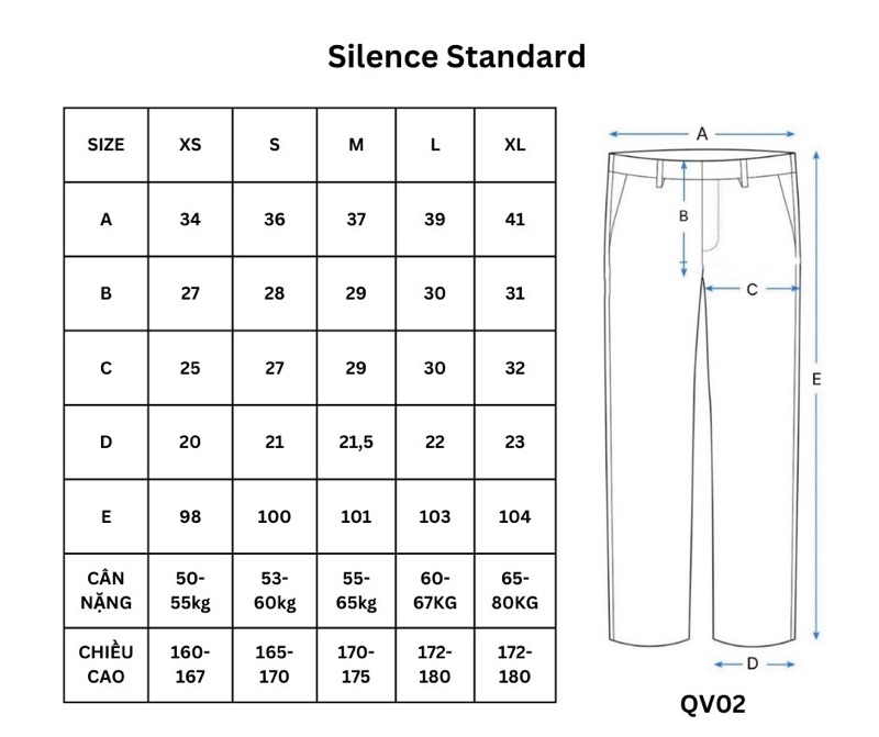 Mô tả Quần Vải Wide Fit SilenceStandard Premium [QV02] - 4
