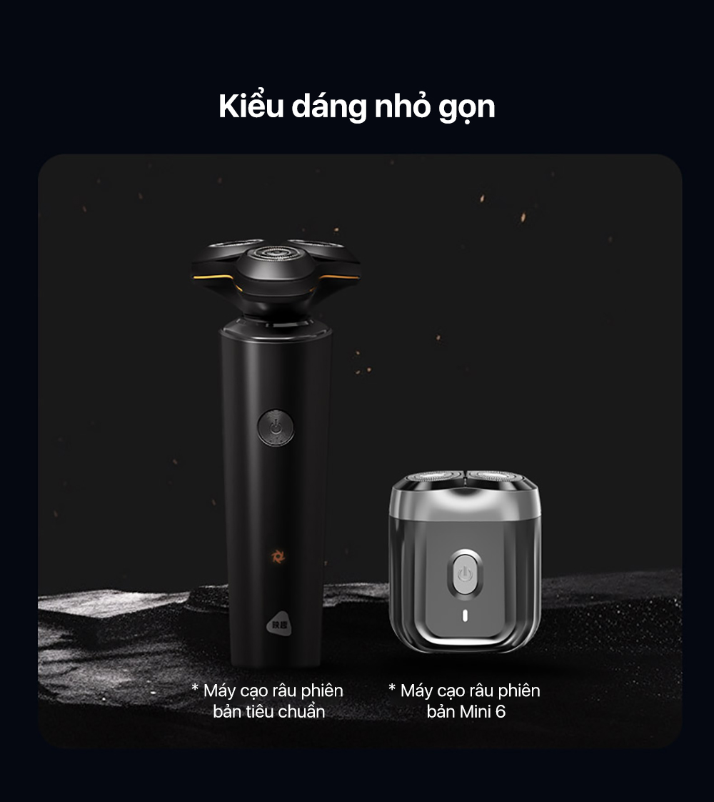 Mô tả Máy cạo râu Enchen Mini 6 lưỡi dao kép mỏng, chống nước IPX7, pin sử dụng đến 2 tháng - BH 6 tháng - 10