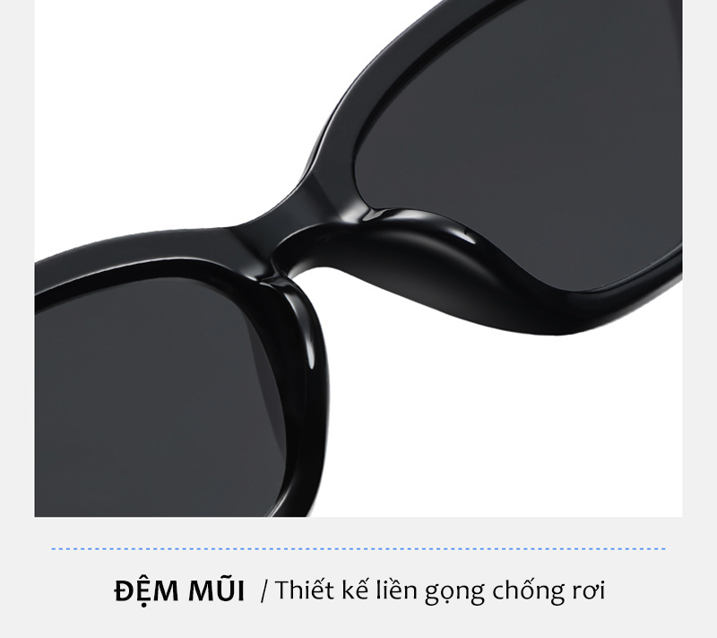 Mô tả Kính Mát Mắt Mèo Phân Cực Trendy AORON Chống Tia Cực Tím Bảo Vệ Mắt Gọng Thời Trang Xu Hướng Nam Nữ - 6