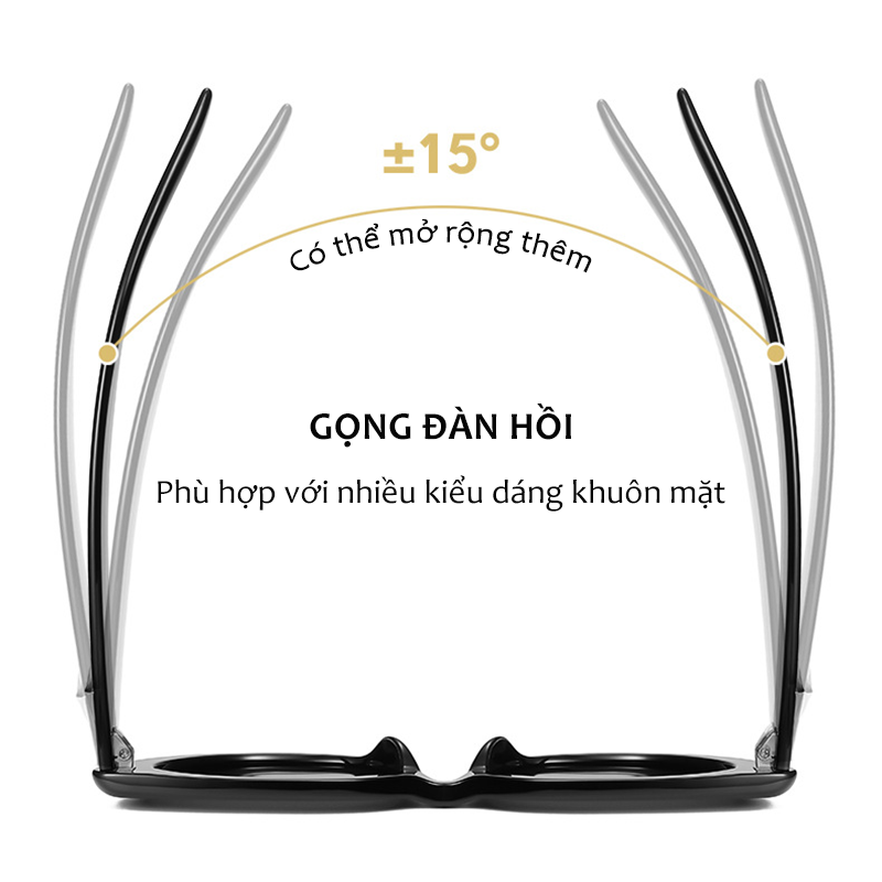 Mô tả Kính Mát Mắt Mèo Phân Cực Trendy AORON Chống Tia Cực Tím Bảo Vệ Mắt Gọng Thời Trang Xu Hướng Nam Nữ - 8