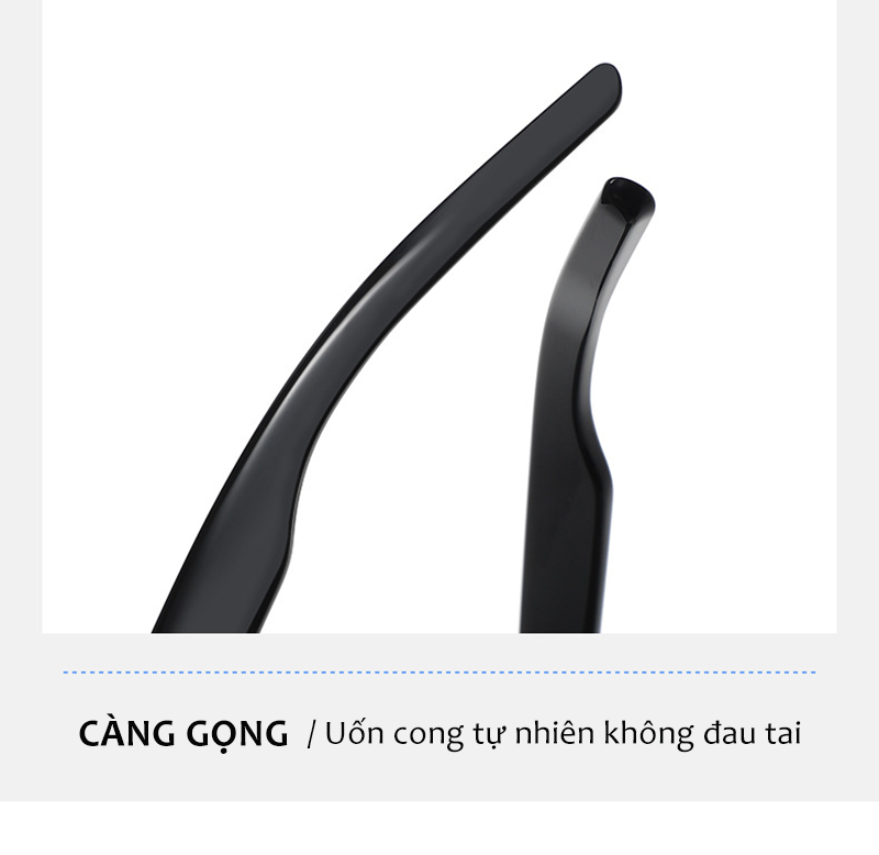 Mô tả Kính Mát Mắt Mèo Phân Cực Trendy AORON Chống Tia Cực Tím Bảo Vệ Mắt Gọng Thời Trang Xu Hướng Nam Nữ - 7