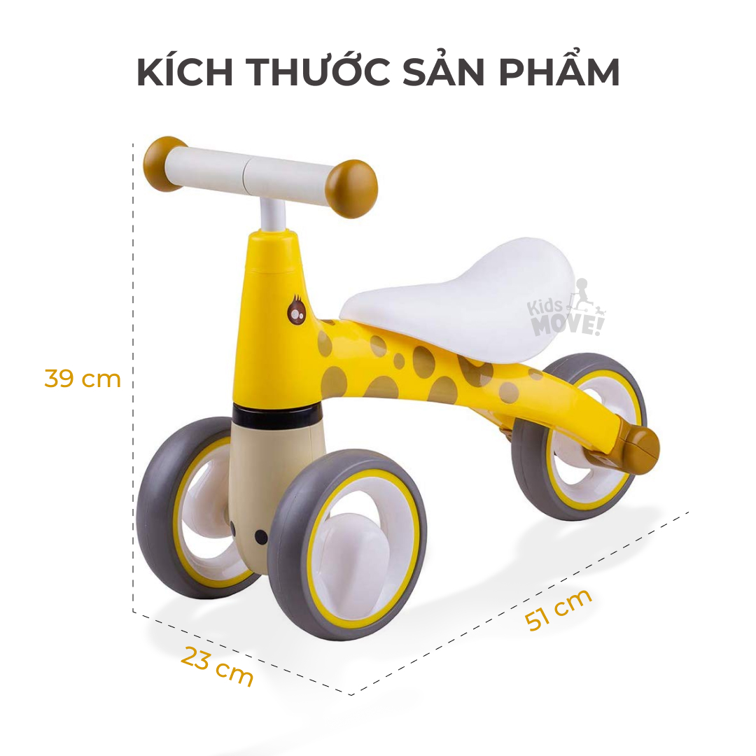 Mô tả Xe chòi chân 3 bánh cao cấp Roadstar Disney cho bé từ 1-3 tuổi - Bản cao cấp yên da mềm - 4
