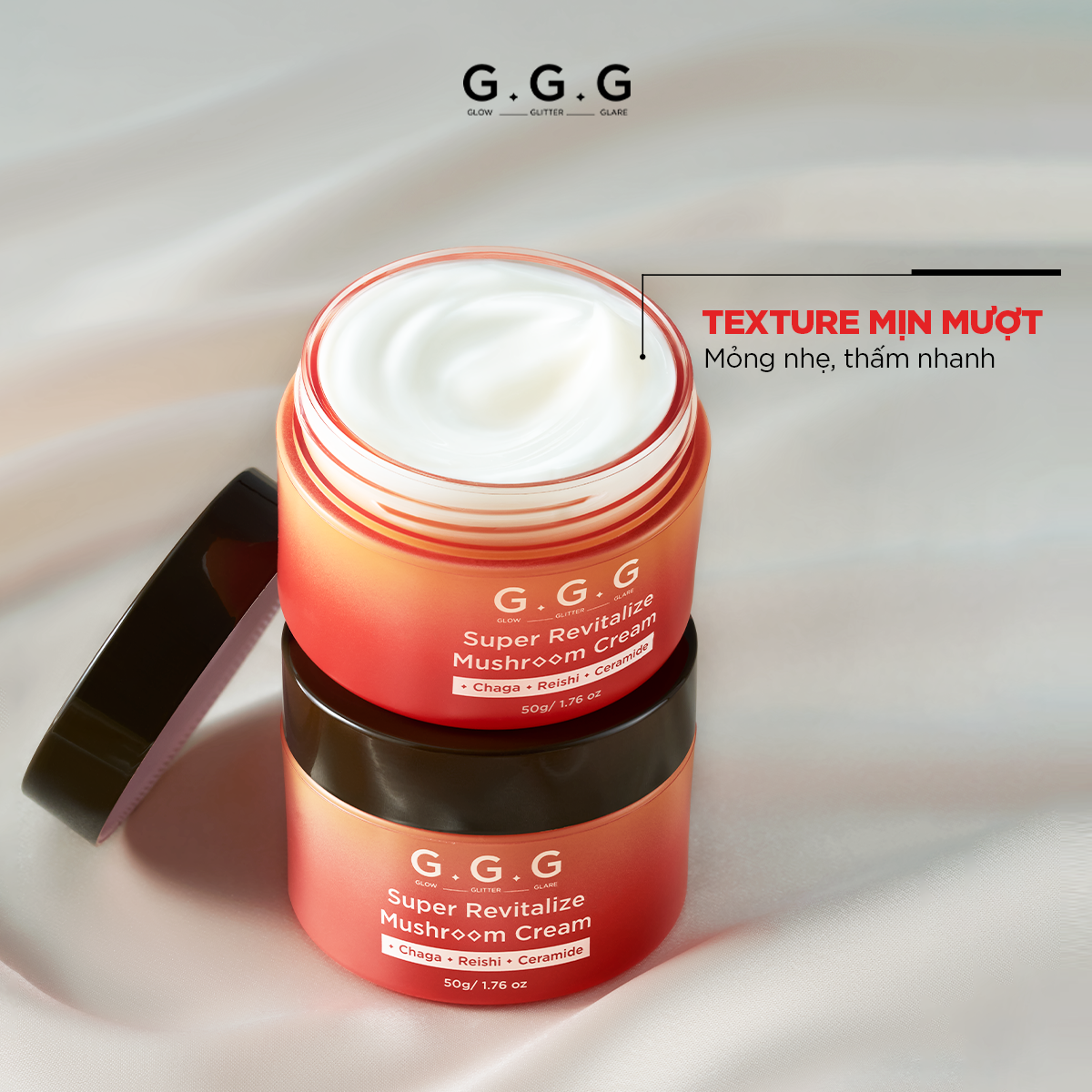 Mô tả COMBO Dưỡng Ẩm Toàn Diện Và Chuyên Sâu Giúp Phục Hồi Da Khỏe - G.G.G Mushroom Set - 9