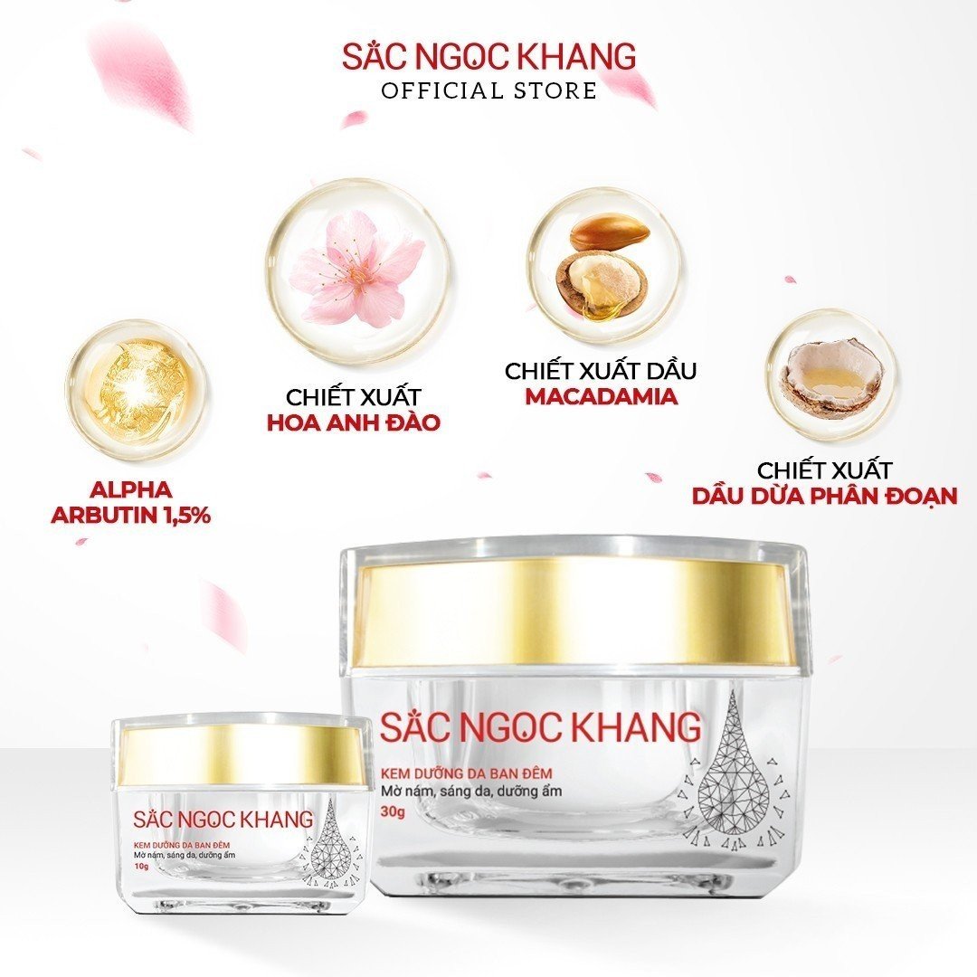 Mô tả Kem Dưỡng Da Ban Đêm Sắc Ngọc Khang 10gr - 1