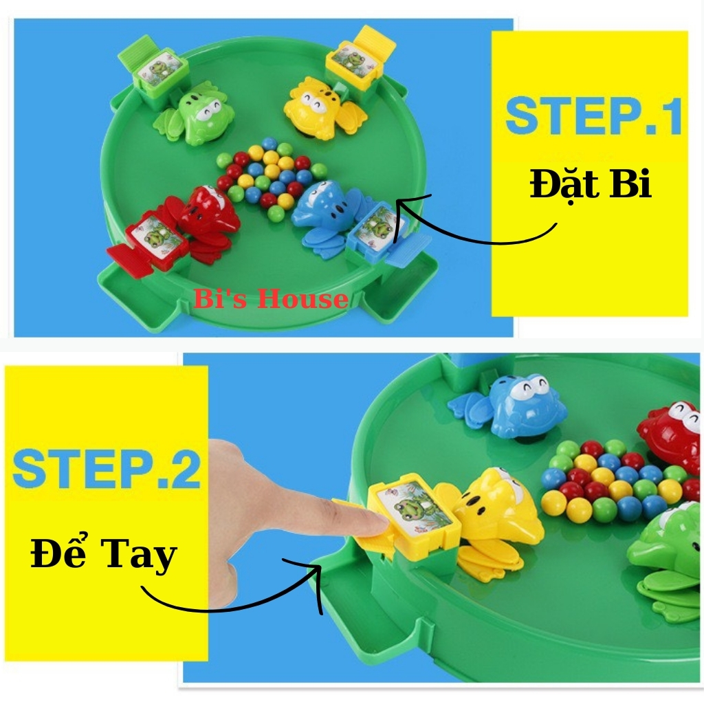 Mô tả Đồ chơi ếch ăn bi vui nhộn Bi's House - 4 người chơi - 1