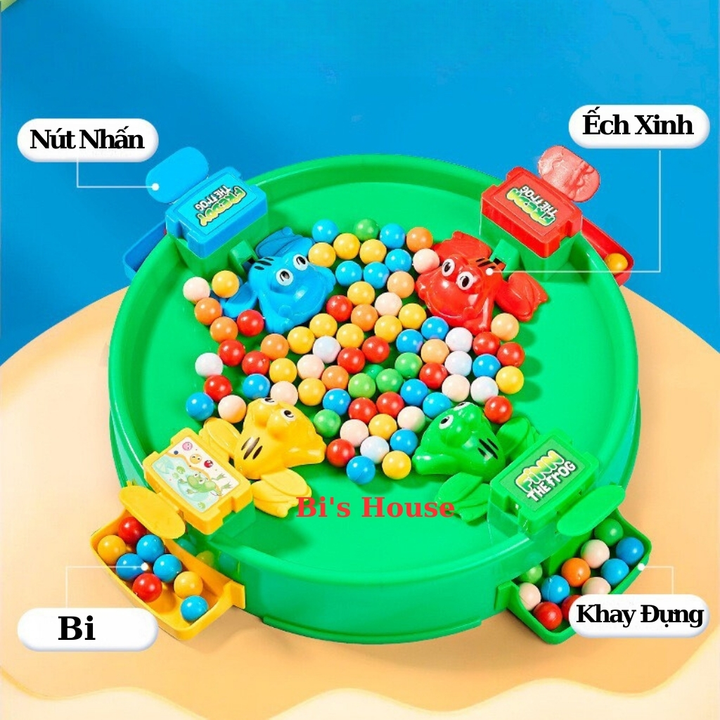 Mô tả Đồ chơi ếch ăn bi vui nhộn Bi's House - 4 người chơi - 3