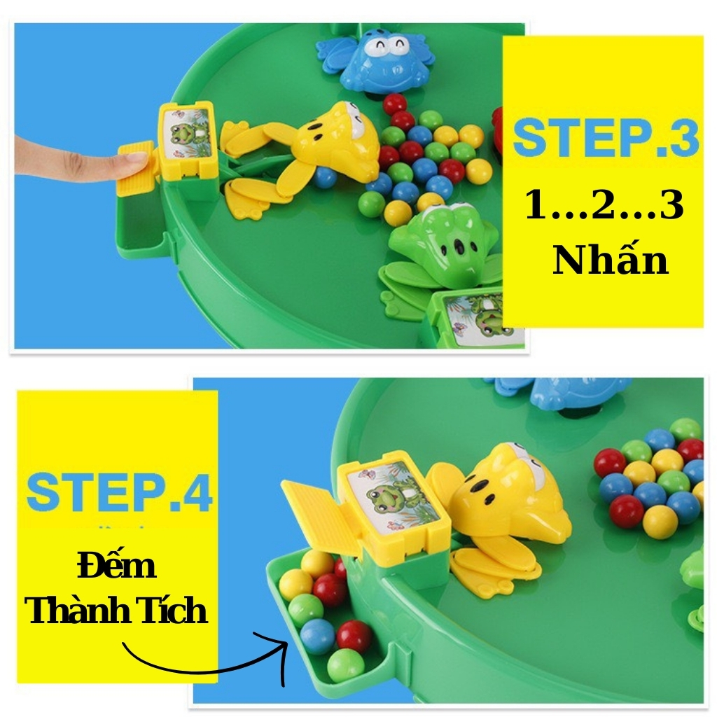 Mô tả Đồ chơi ếch ăn bi vui nhộn Bi's House - 4 người chơi - 2