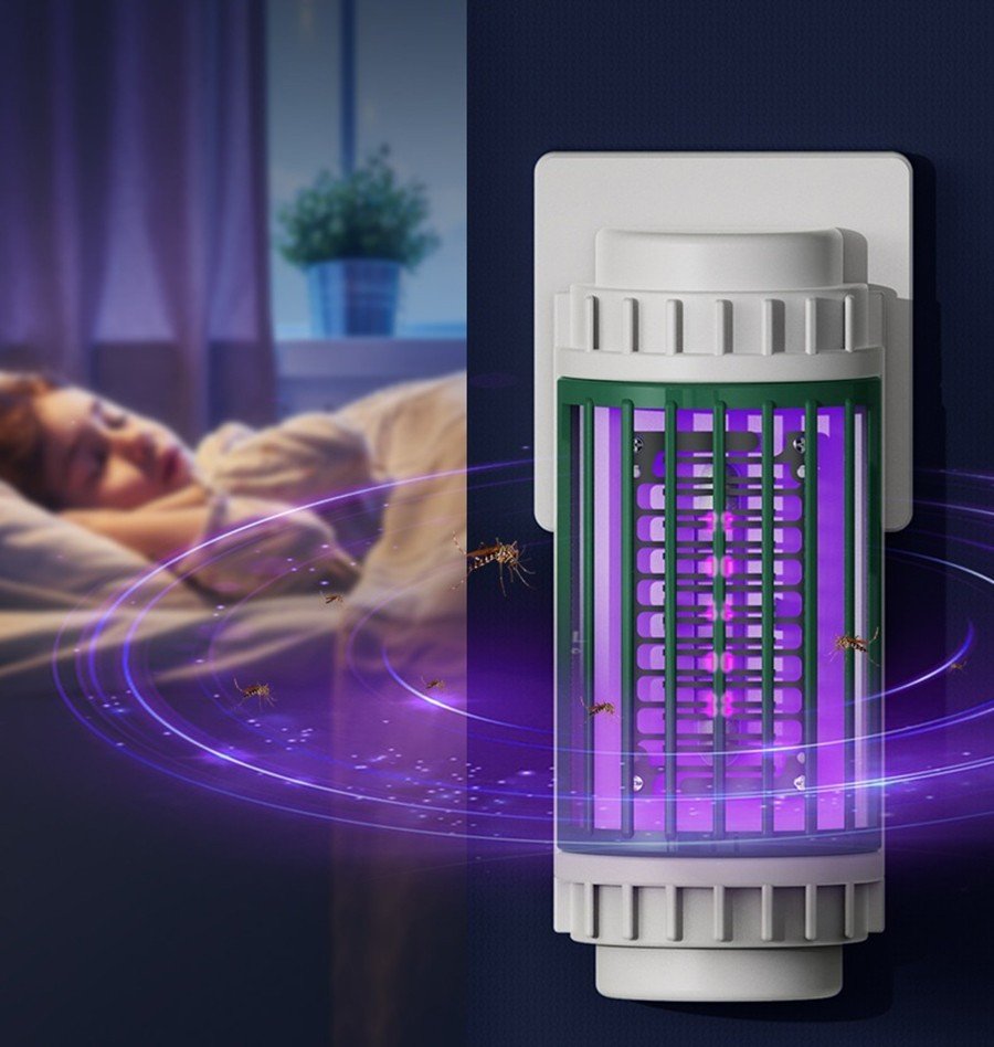 Mô tả Đèn Bắt Muỗi , Bẫy Muỗi Diệt Côn Trùng Energy Green Lighting DGS-223 - Kiêm Đèn Ngủ - An Toàn , Hiệu Quả - BH 1 Năm - 1