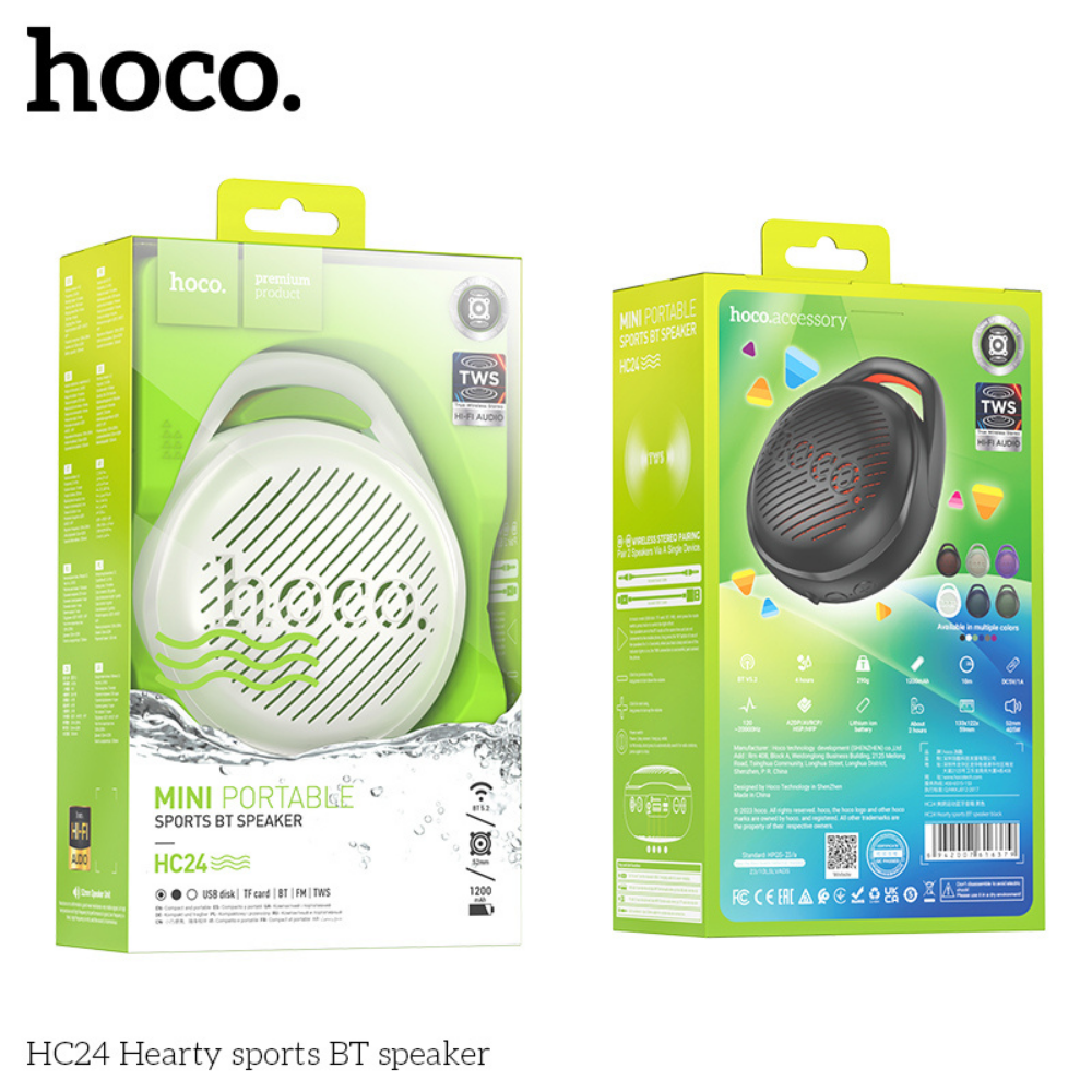 Loa bluetooth Hoco HC24, loa mini để bàn hỗ trợ khe cắm USB, thẻ nhớ ...