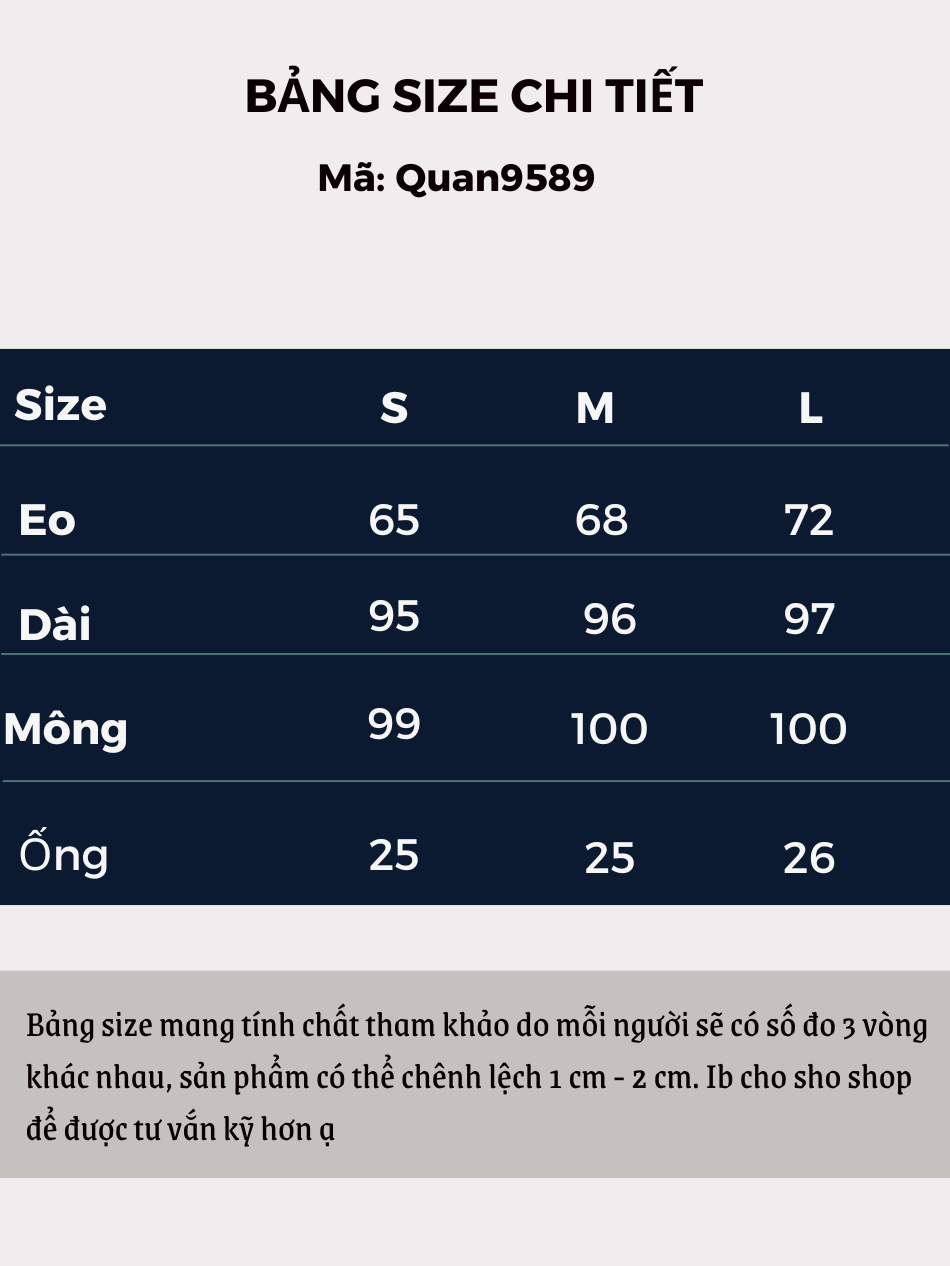 Mô tả Quần jean nữ ống suông gân trước EMIX Quan9589/P13K27 - 4