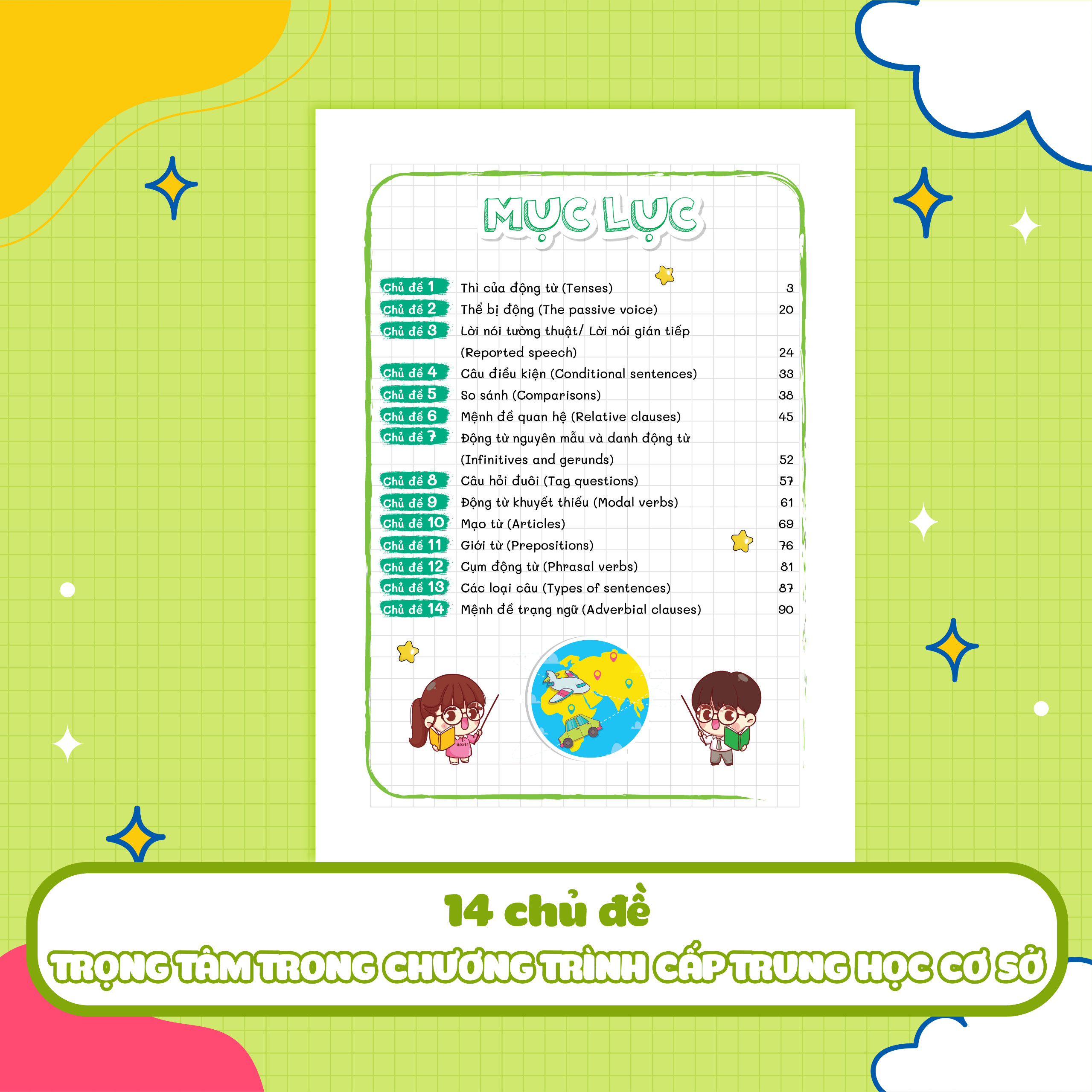 Mô tả Sổ Tay Takenote Tiếng Anh Trung Học Cơ Sở (Gáy lò xo) - 3