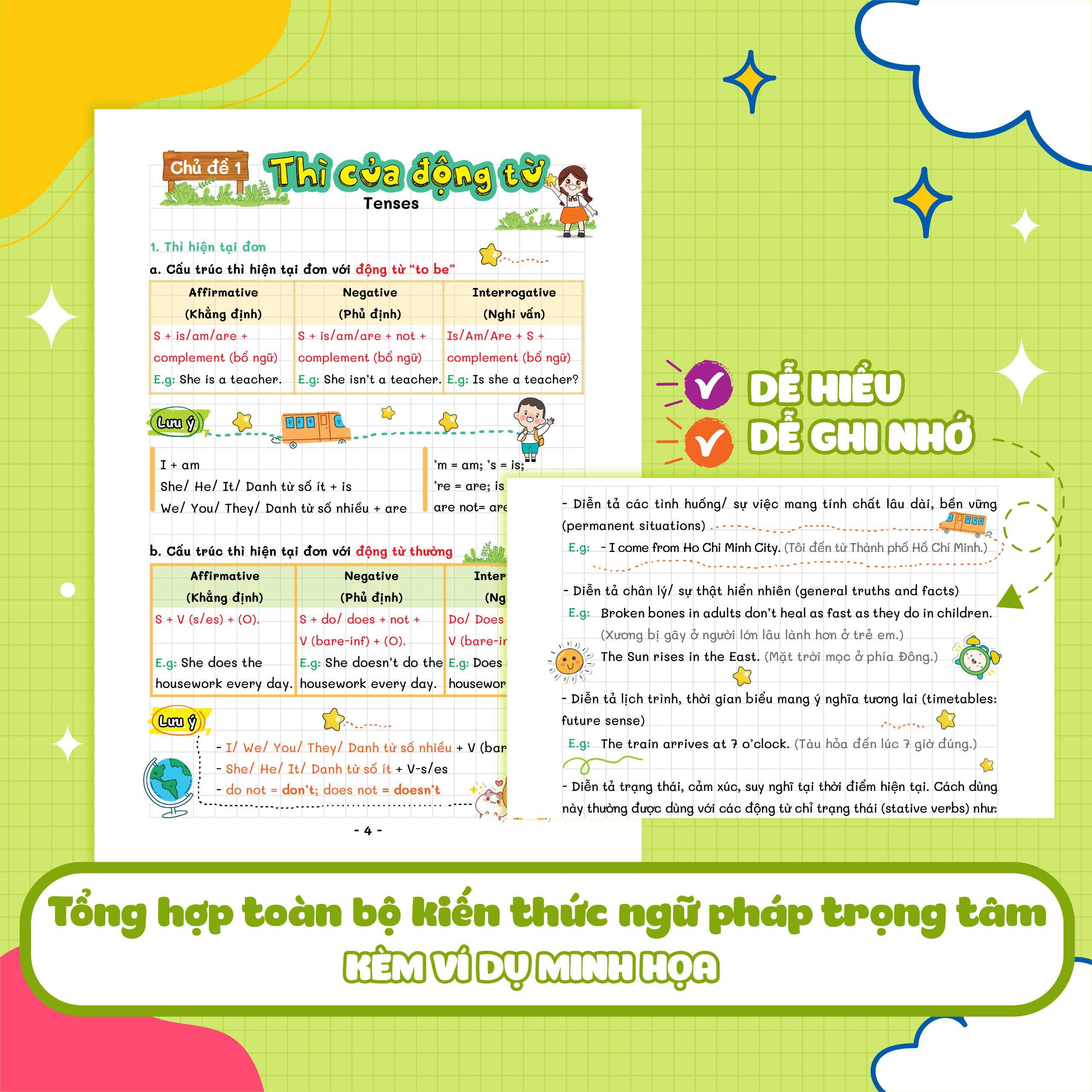 Mô tả Sổ Tay Takenote Tiếng Anh Trung Học Cơ Sở (Gáy lò xo) - 4
