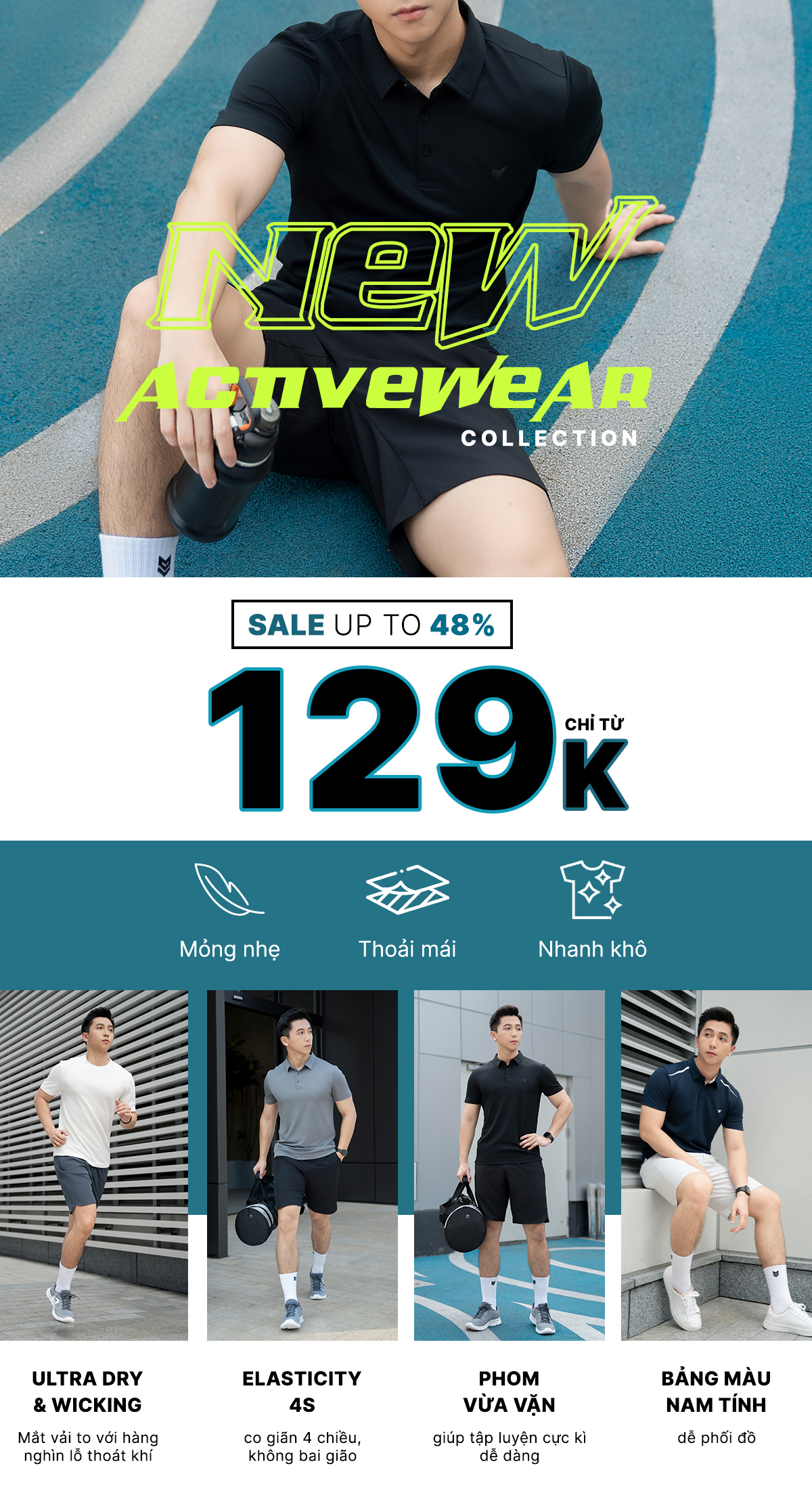 Mô tả Áo polo nam thể thao can vai TORANO ngắn tay form chuẩn phong cách nam tính FSTP001 - 1