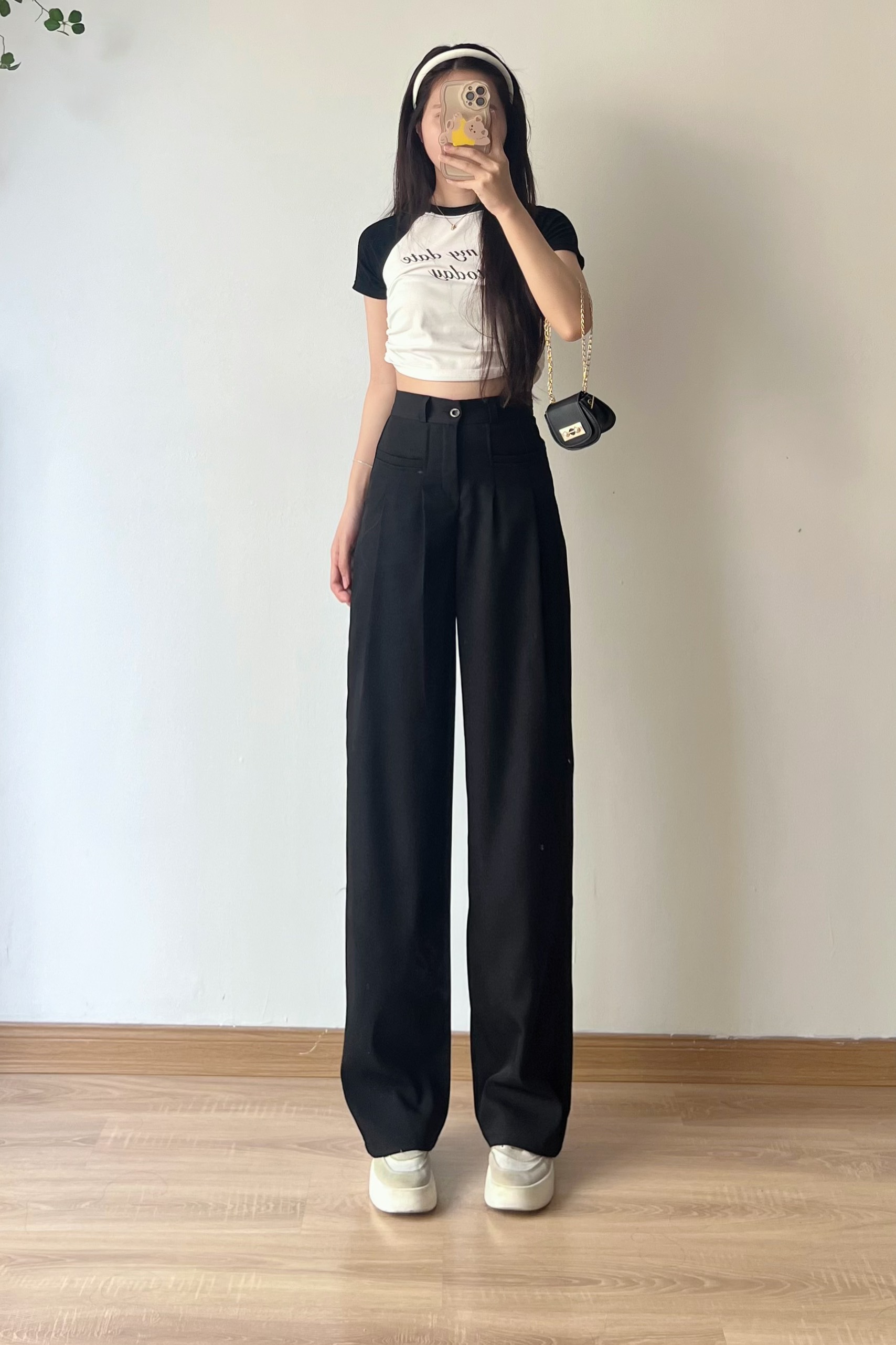 Mô tả Quần công sở nữ ống suông túi ngang chất ruby cao cấp EMIX Quansuong258/P1K9 - 5
