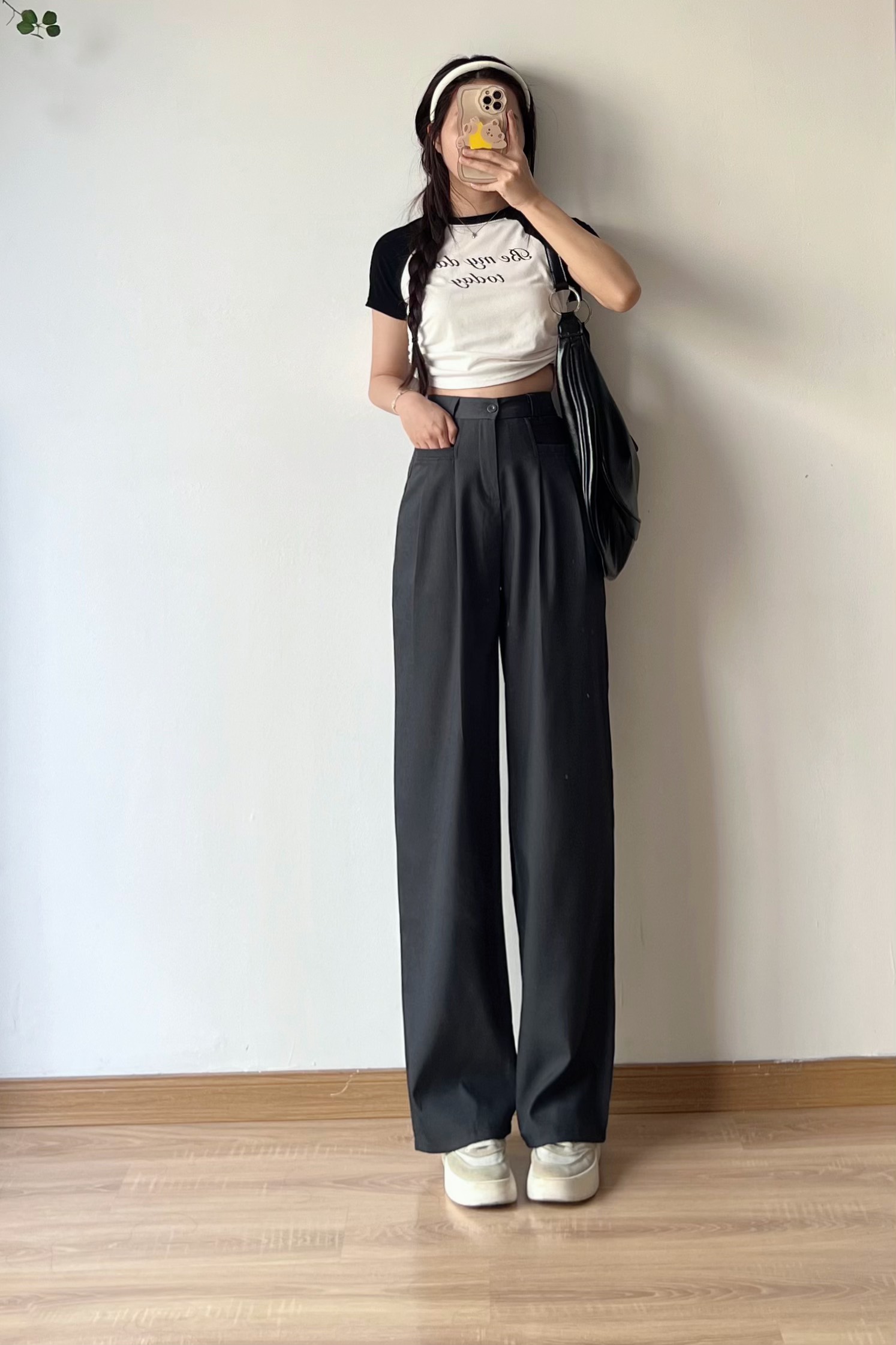 Mô tả Quần công sở nữ ống suông túi ngang chất ruby cao cấp EMIX Quansuong258/P1K9 - 9