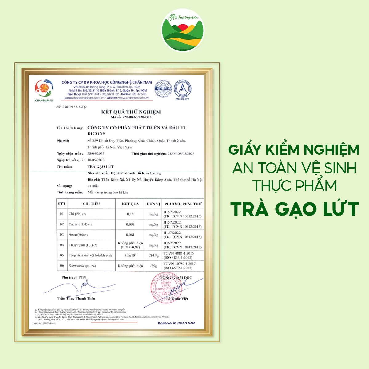 Mô tả Trà gạo lứt Mộc Hương Sơn giữ gìn vóc dáng, thanh lọc gan, thải độc cơ thể - 1