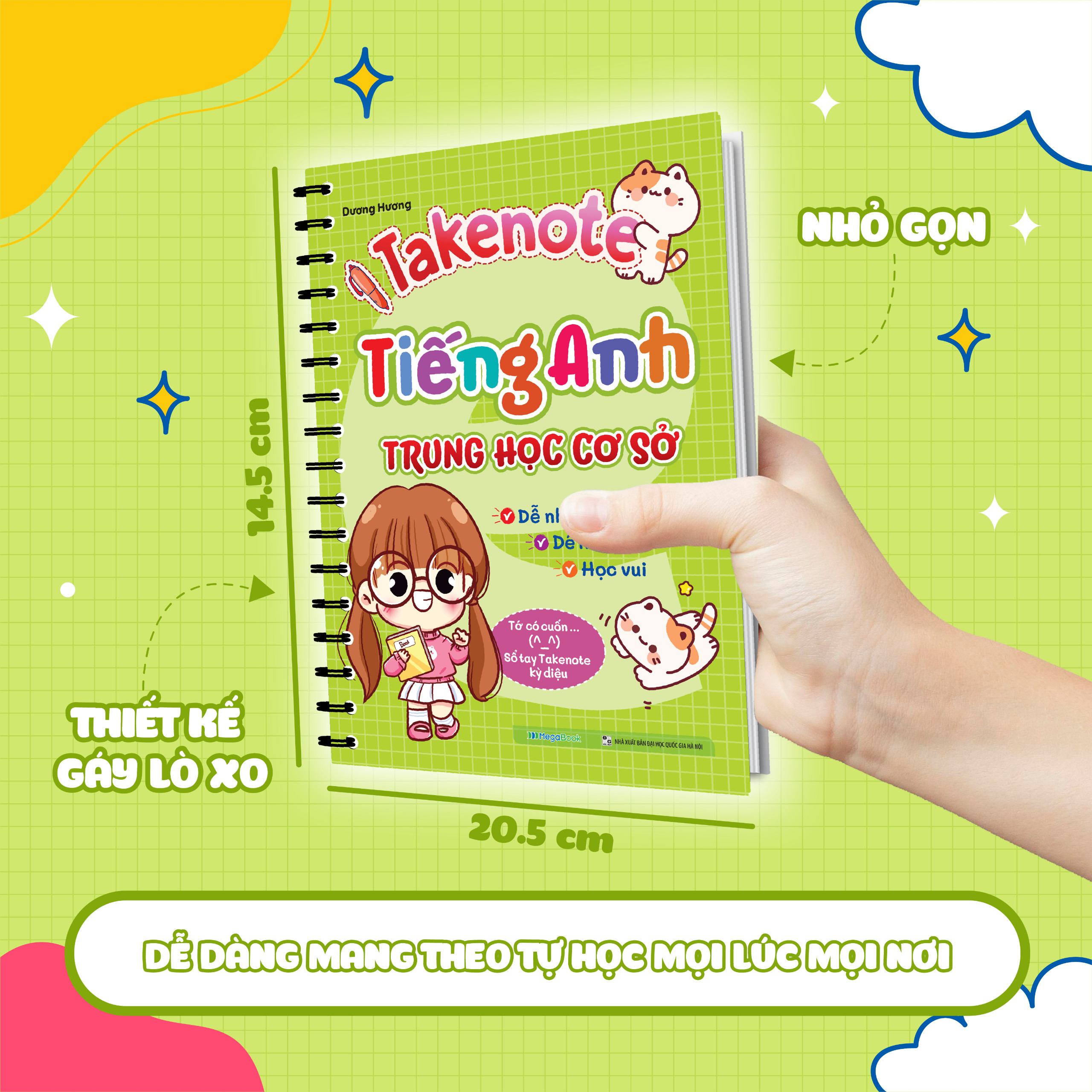Mô tả Sổ Tay Takenote Tiếng Anh Trung Học Cơ Sở (Gáy lò xo) - 7